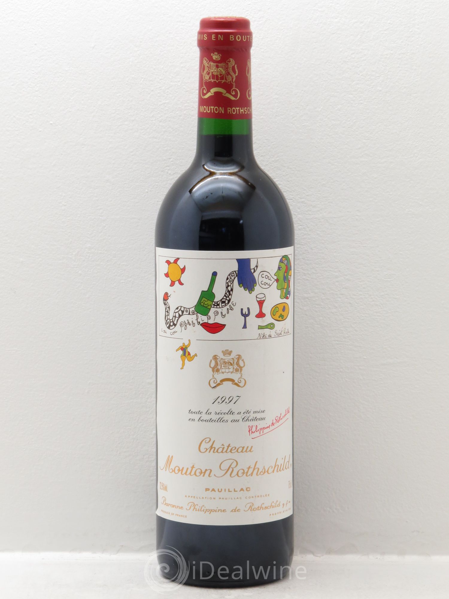 Château Mouton Rothschild 1er Grand Cru Classé 1997 - Lot de 1 bouteille - 0