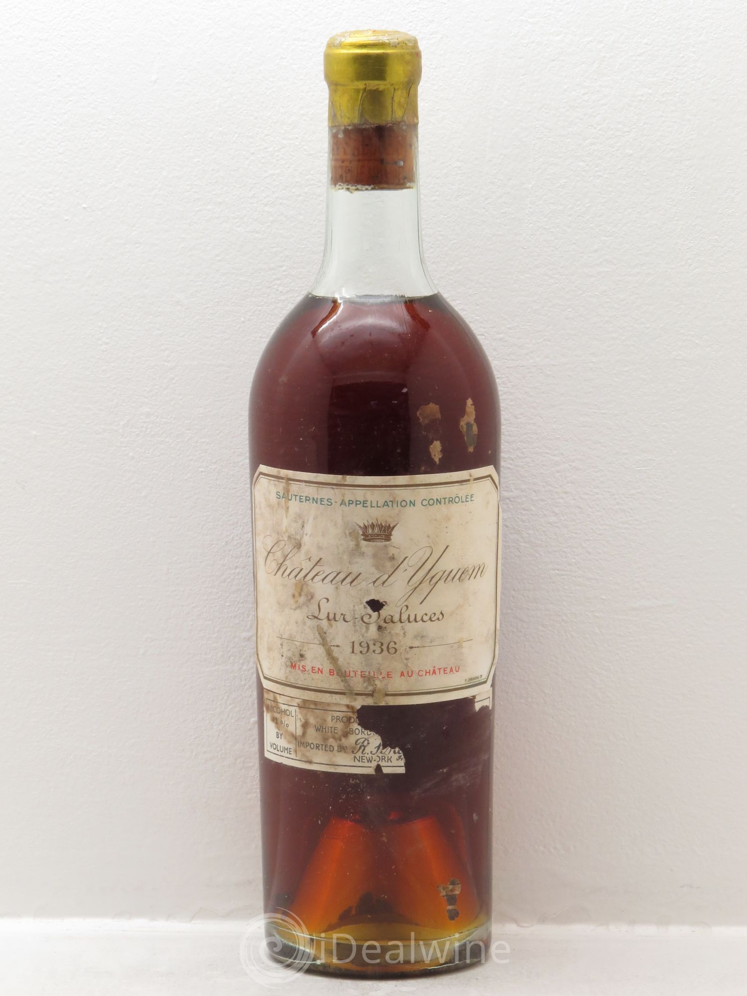 Château d' Yquem 1er Cru Classé Supérieur 1936 - Lotto di 1 bottiglia - 0