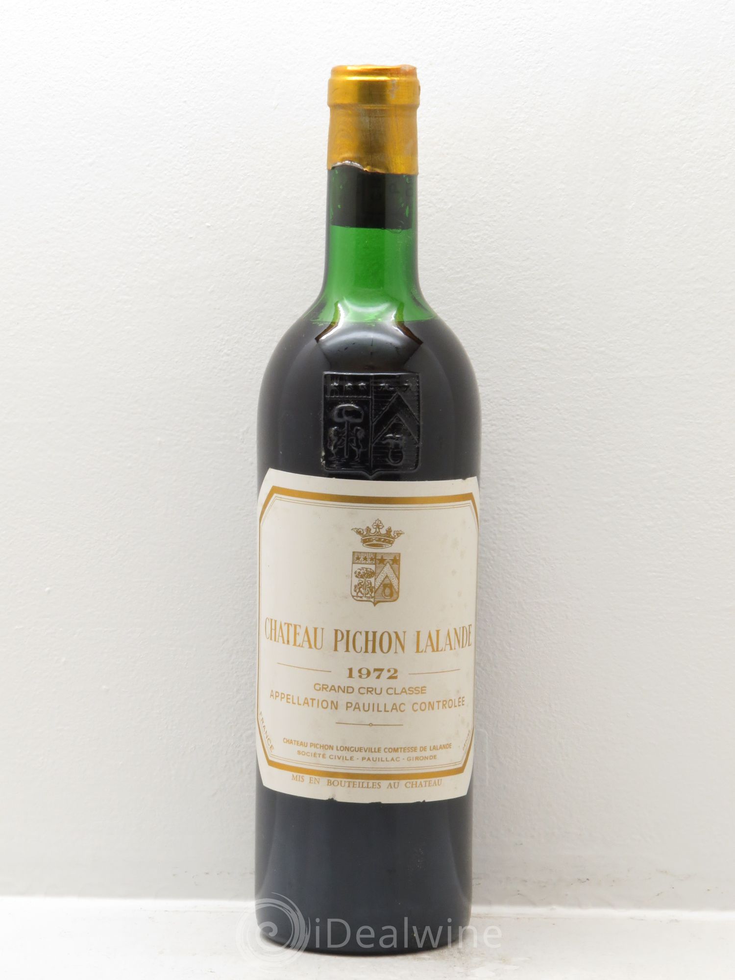 Château Pichon Longueville Comtesse de Lalande 2ème Grand Cru Classé (sans prix de réserve) 1972 - Lot de 1 bouteille - 0