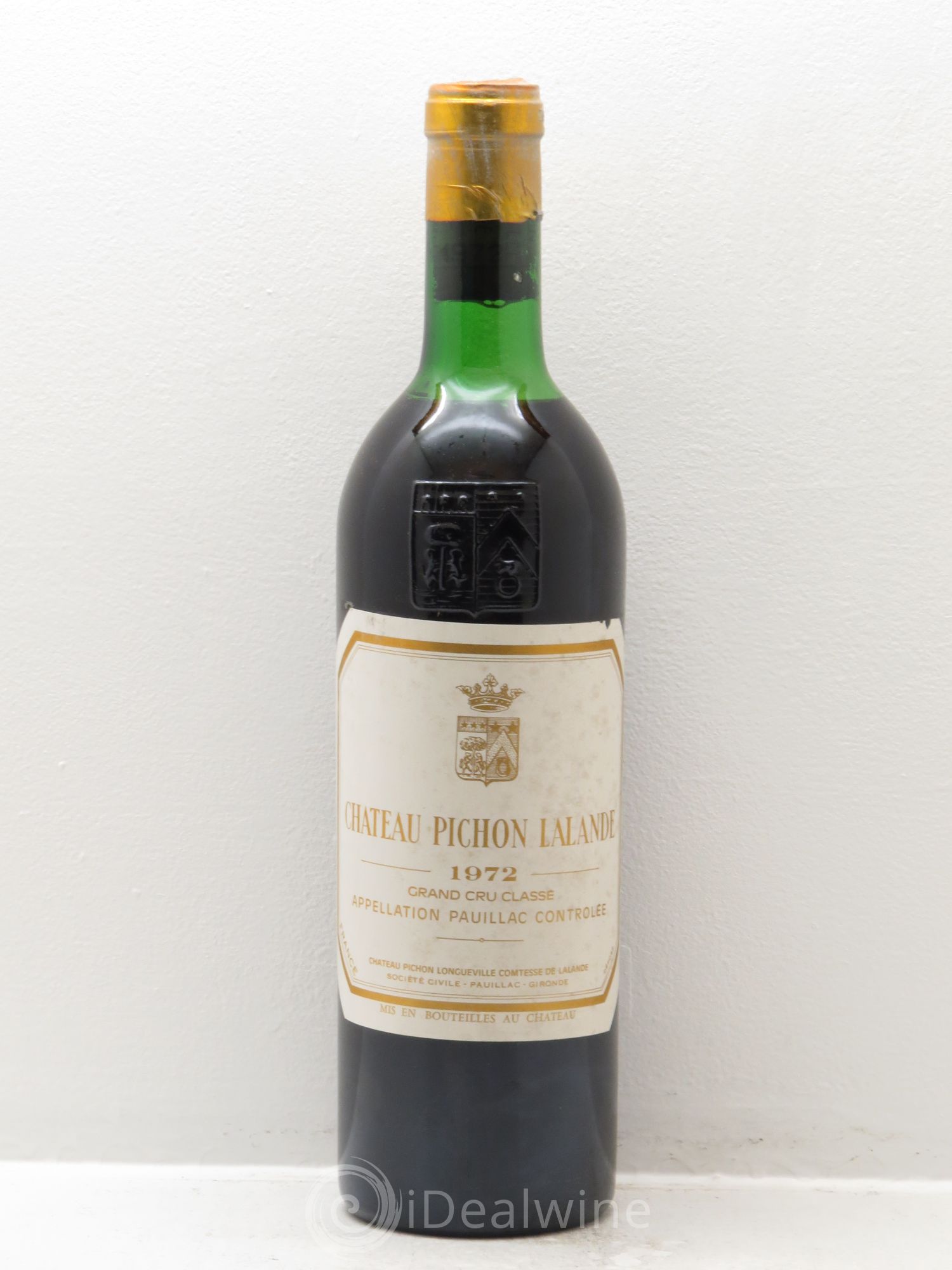 Château Pichon Longueville Comtesse de Lalande 2ème Grand Cru Classé (sans prix de réserve) 1972 - Lot de 1 bouteille - 0