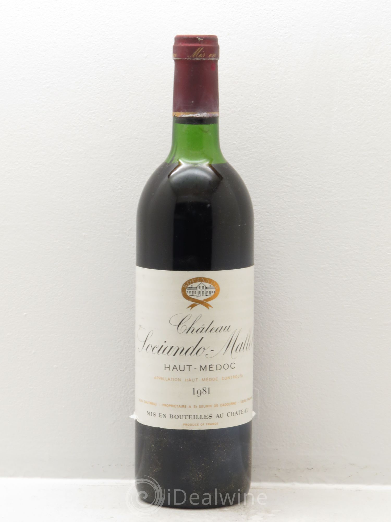 Château Sociando Mallet (sans prix de réserve) 1981 - Lot de 1 bouteille - 0
