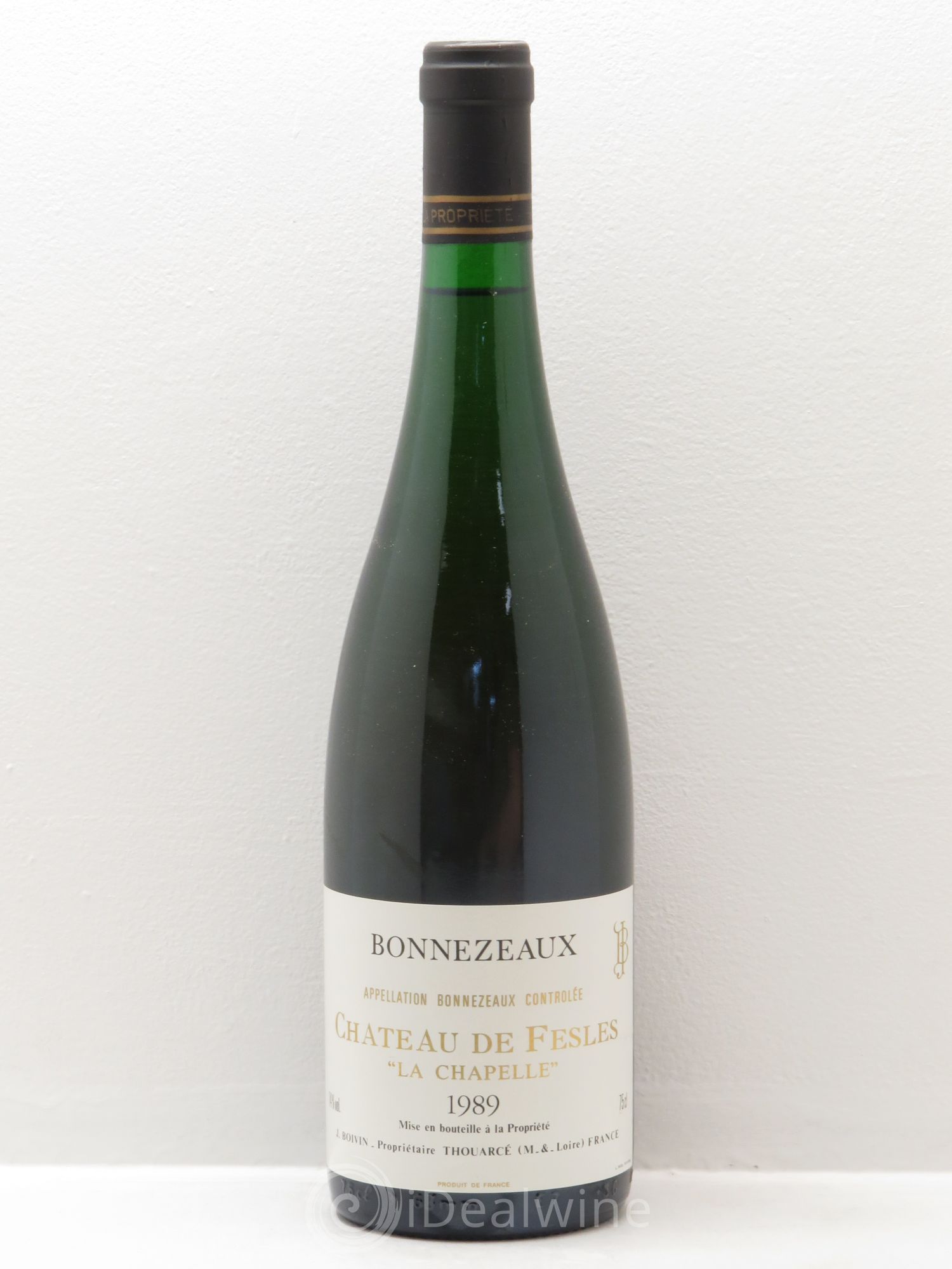 Bonnezeaux La Chapelle Château de Fesles (senza prezzo di riserva) 1989 - Lotto di 1 bottiglia - 0
