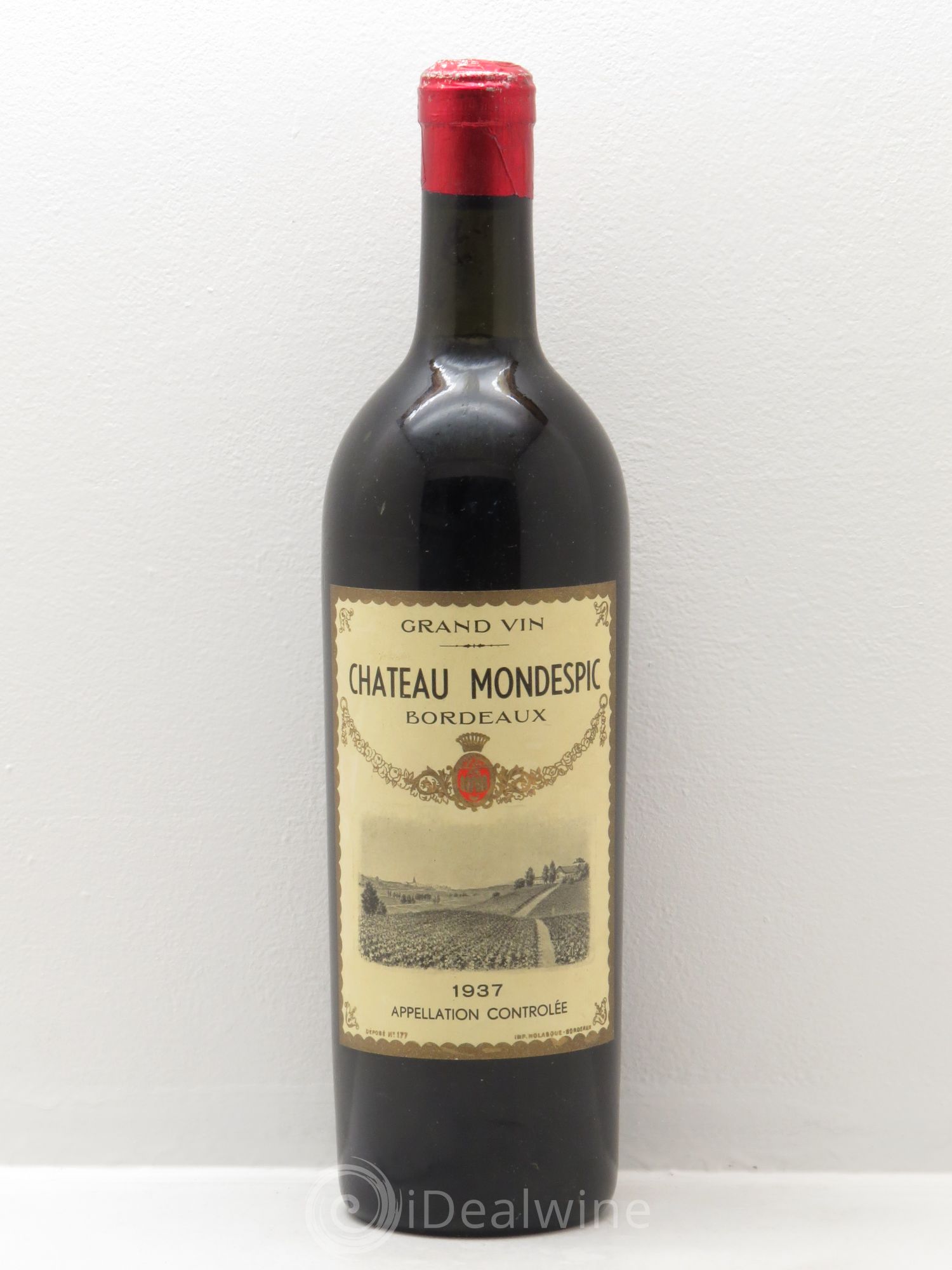 Bordeaux Château Mondespic (sans prix de réserve) 1937 - Posten von 1 Flasche - 0