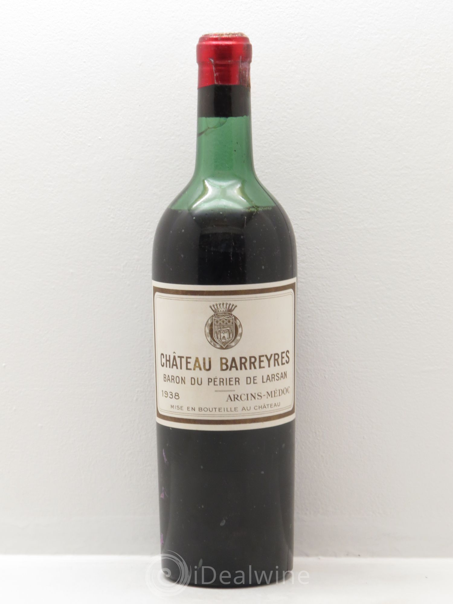 Château Barreyres Cru Bourgeois (sans prix de réserve) 1938 - Lot de 1 bouteille - 0