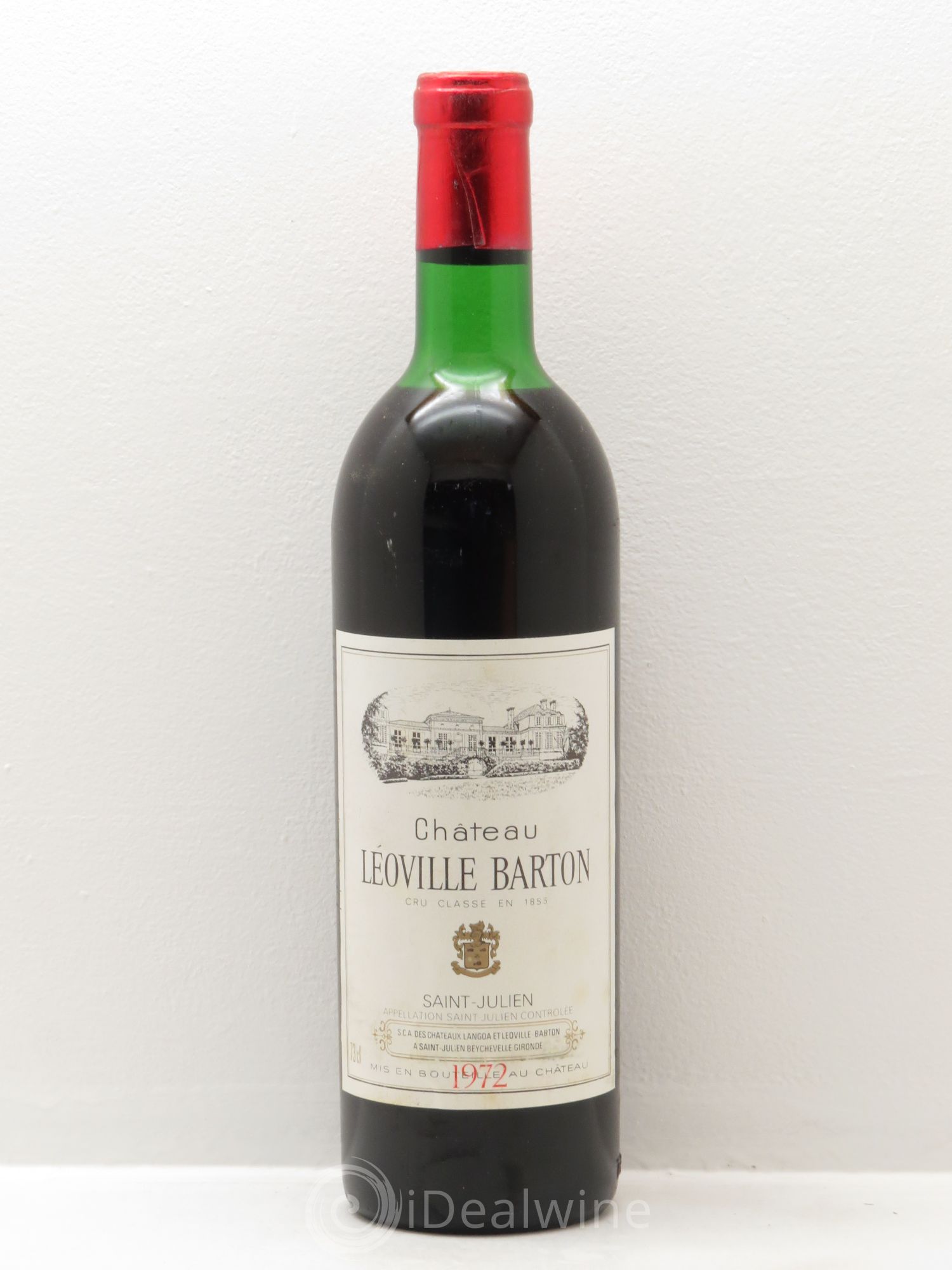 Château Léoville Barton 2ème Grand Cru Classé (sans prix de réserve) 1972 - Lot de 1 bouteille - 0