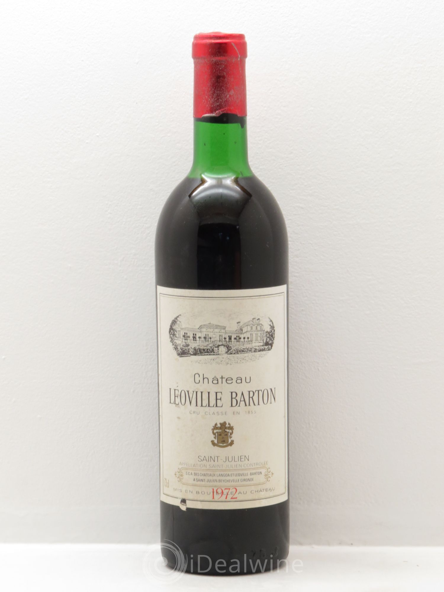 Château Léoville Barton 2ème Grand Cru Classé (sans prix de réserve) 1972 - Lot de 1 bouteille - 0
