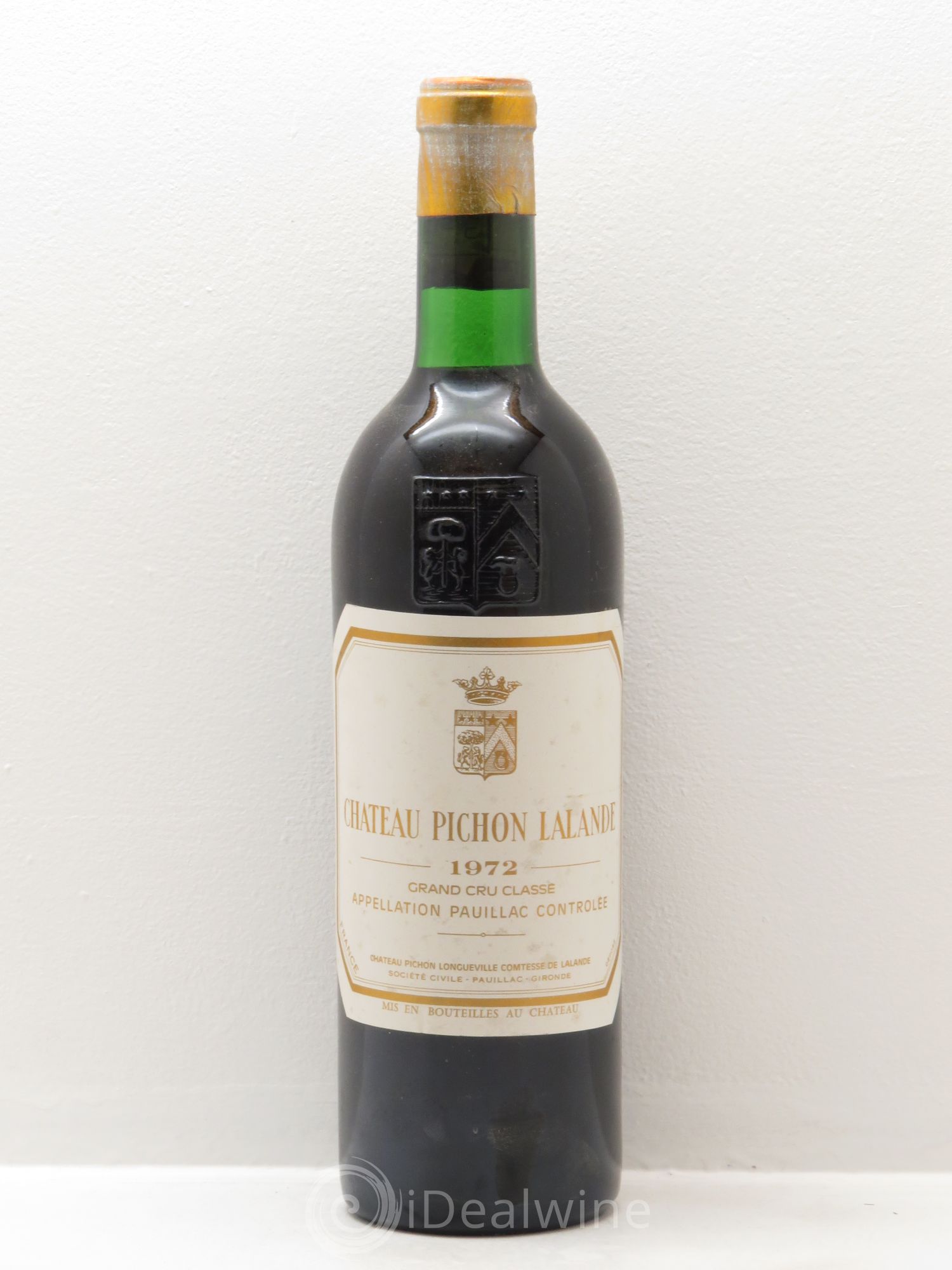 Château Pichon Longueville Comtesse de Lalande 2ème Grand Cru Classé (sans prix de réserve) 1972 - Lot de 1 bouteille - 0