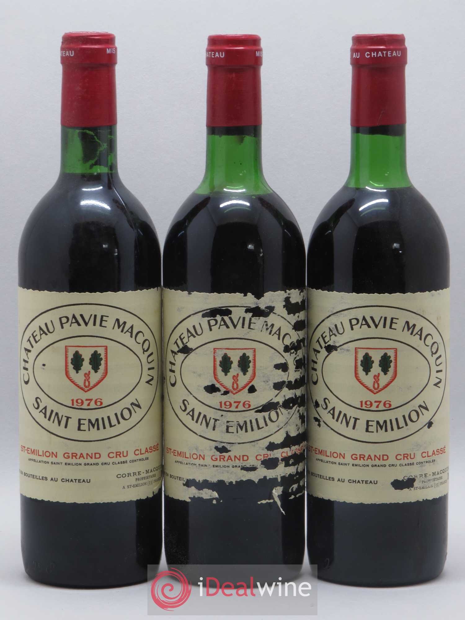 Château Pavie Macquin 1er Grand Cru Classé B 1976 - Lot de 6 bouteilles - 2