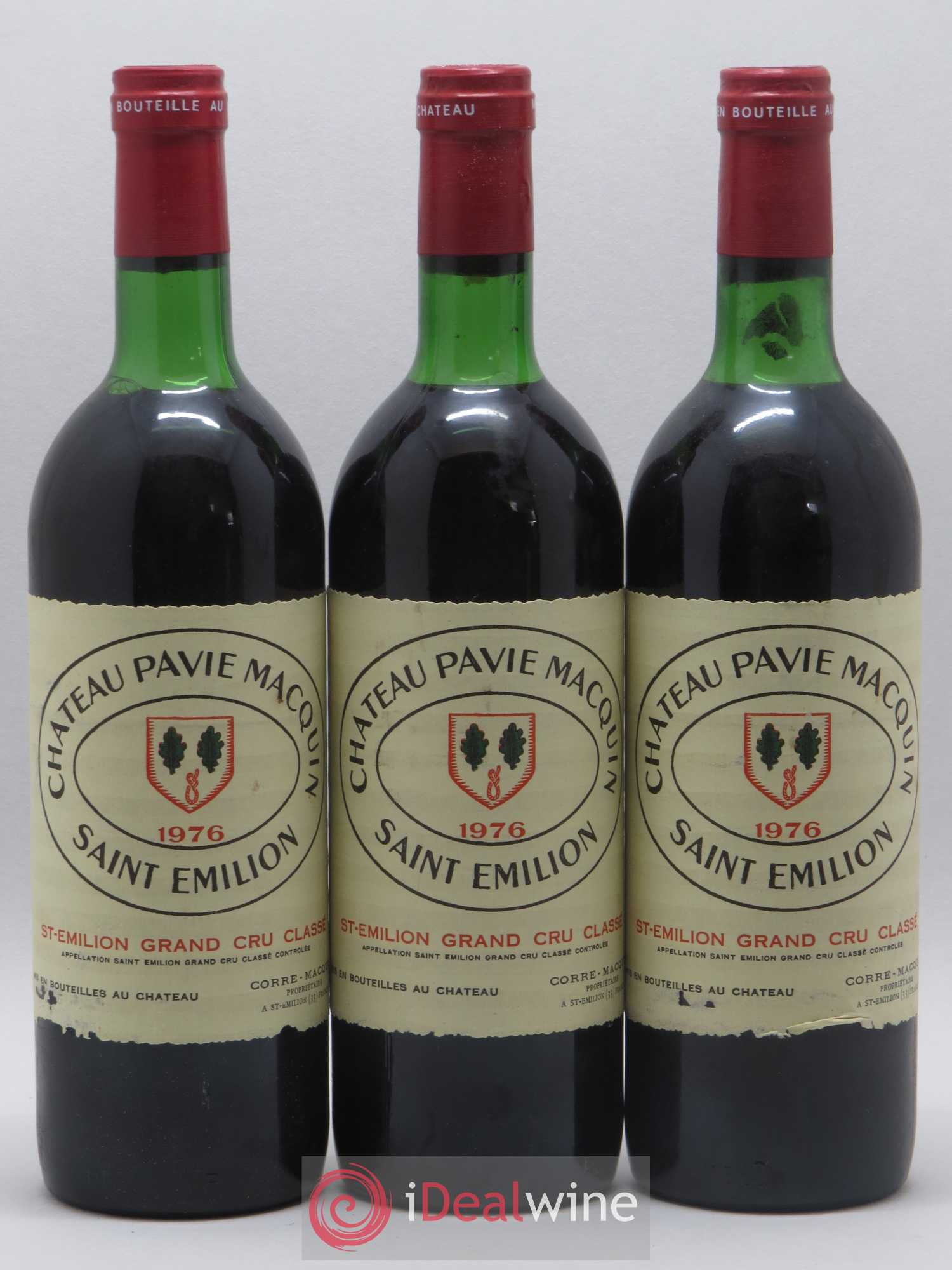 Château Pavie Macquin 1er Grand Cru Classé B 1976 - Lot de 6 bouteilles - 2