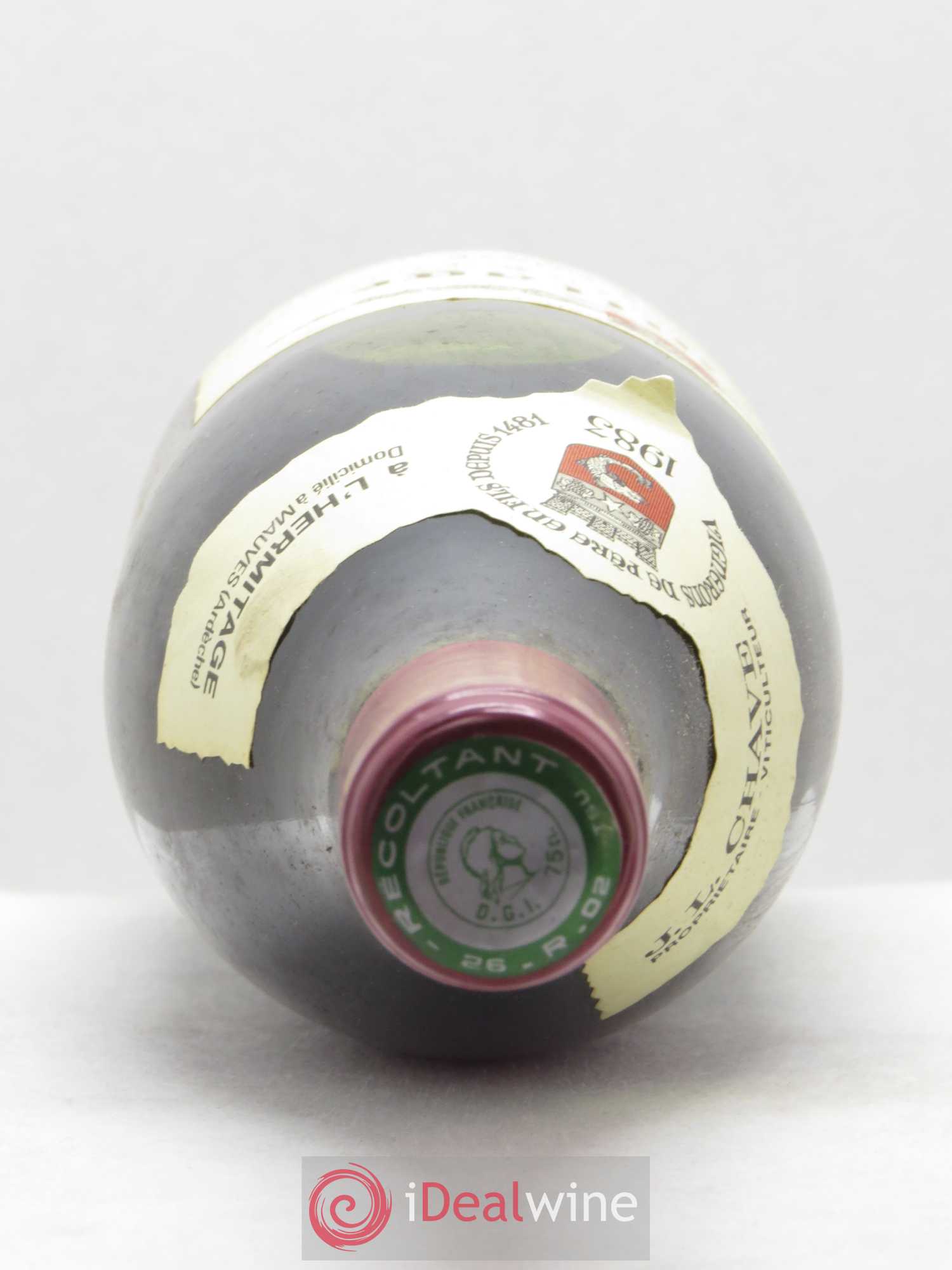 Hermitage Jean-Louis Chave 1983 - Lot de 2 bouteilles - 1