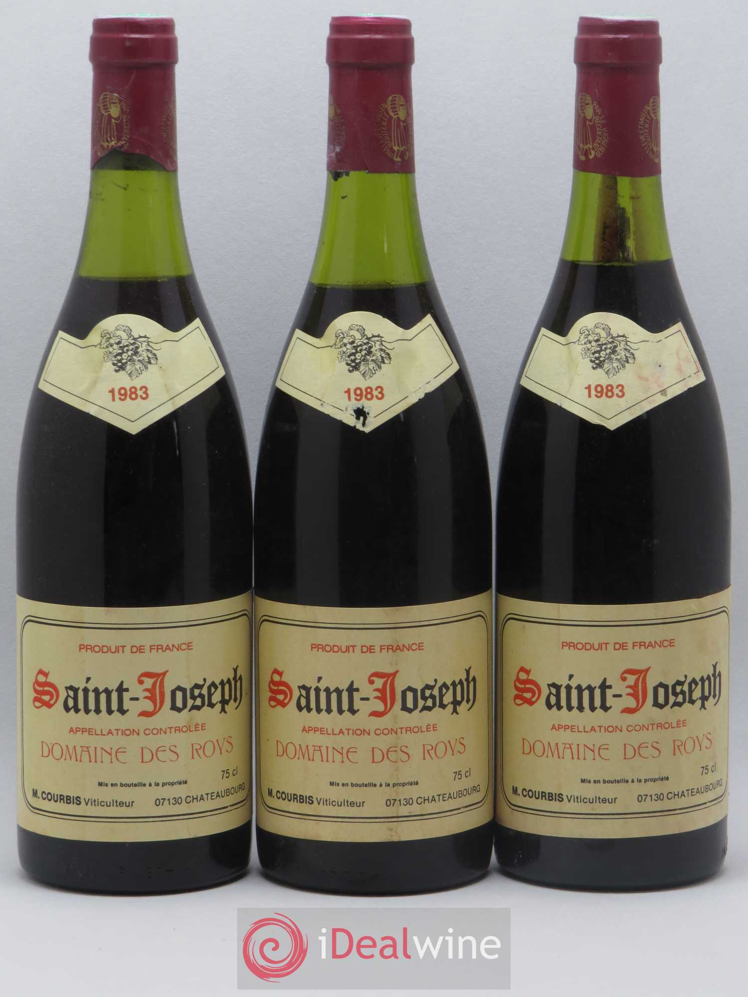 Saint-Joseph Domaine des Roys 1983 - Lot de 6 bouteilles - 1