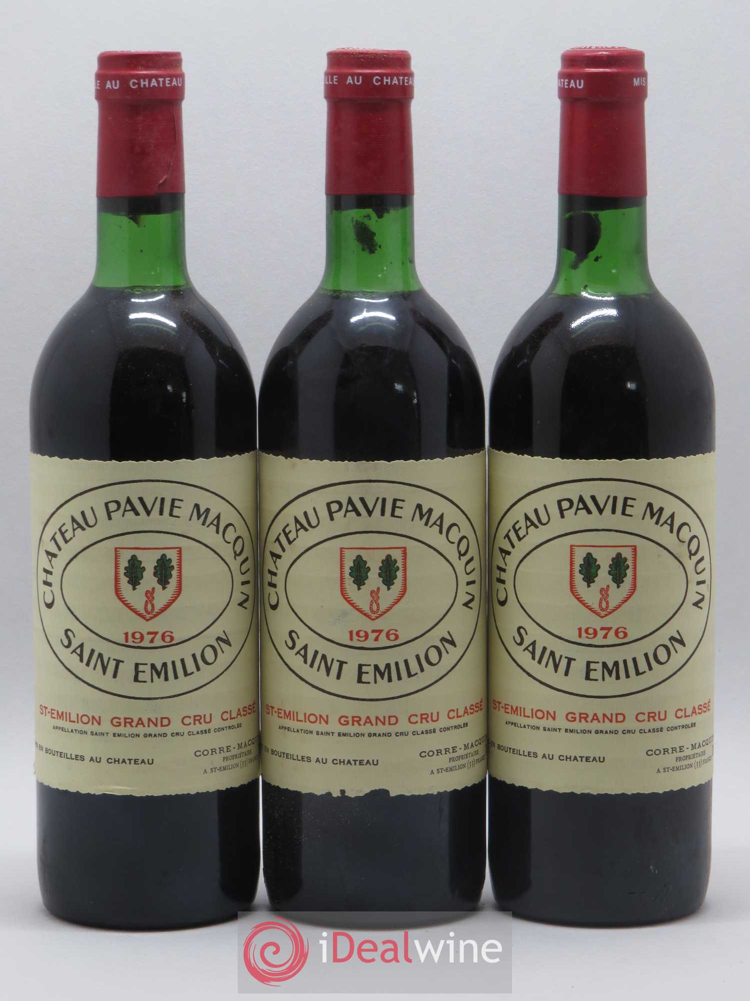 Château Pavie Macquin 1er Grand Cru Classé B 1976 - Lot de 6 bouteilles - 2