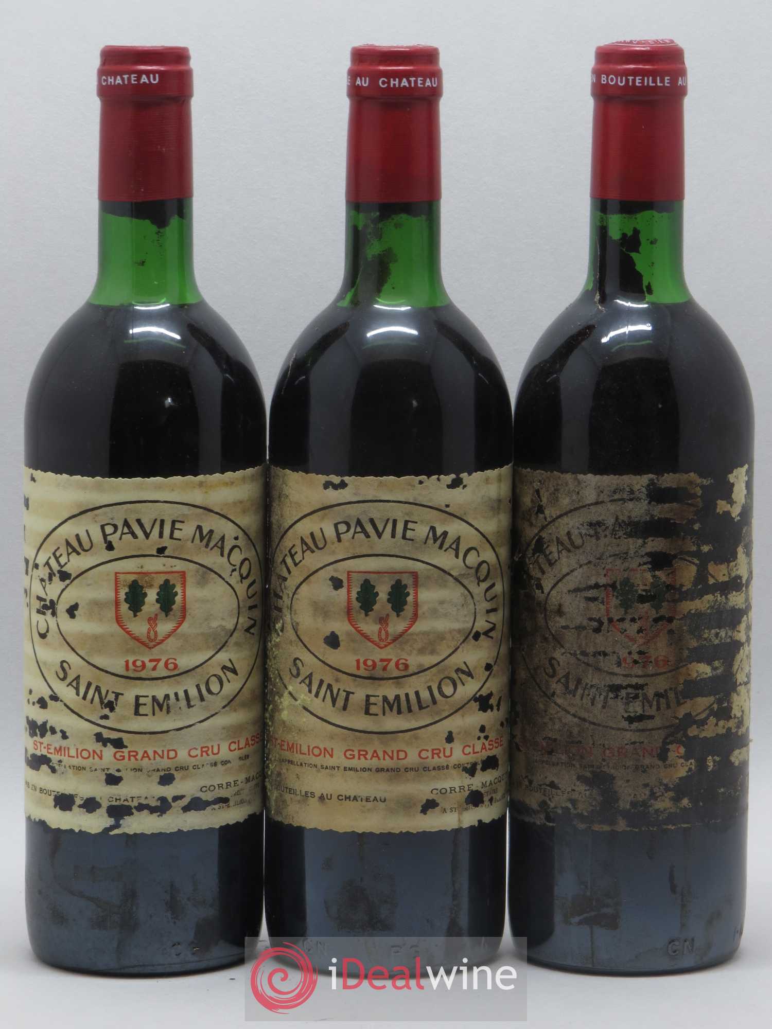 Château Pavie Macquin 1er Grand Cru Classé B 1976 - Lot de 6 bouteilles - 2