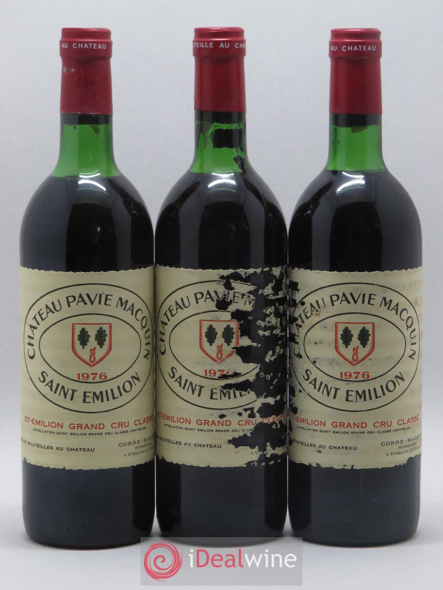 Château Pavie Macquin 1er Grand Cru Classé B 1976 - Lot de 6 bouteilles - 2