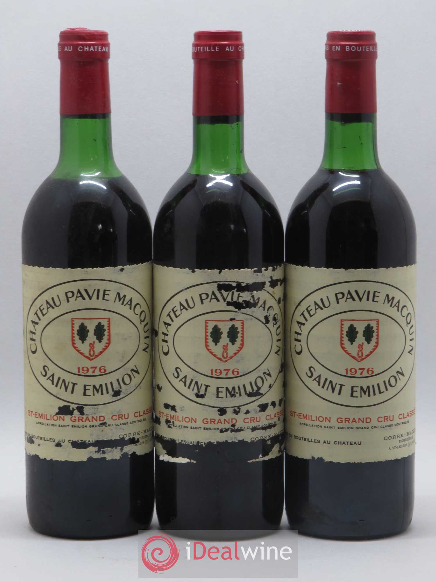 Château Pavie Macquin 1er Grand Cru Classé B 1976 - Lot de 6 bouteilles - 2