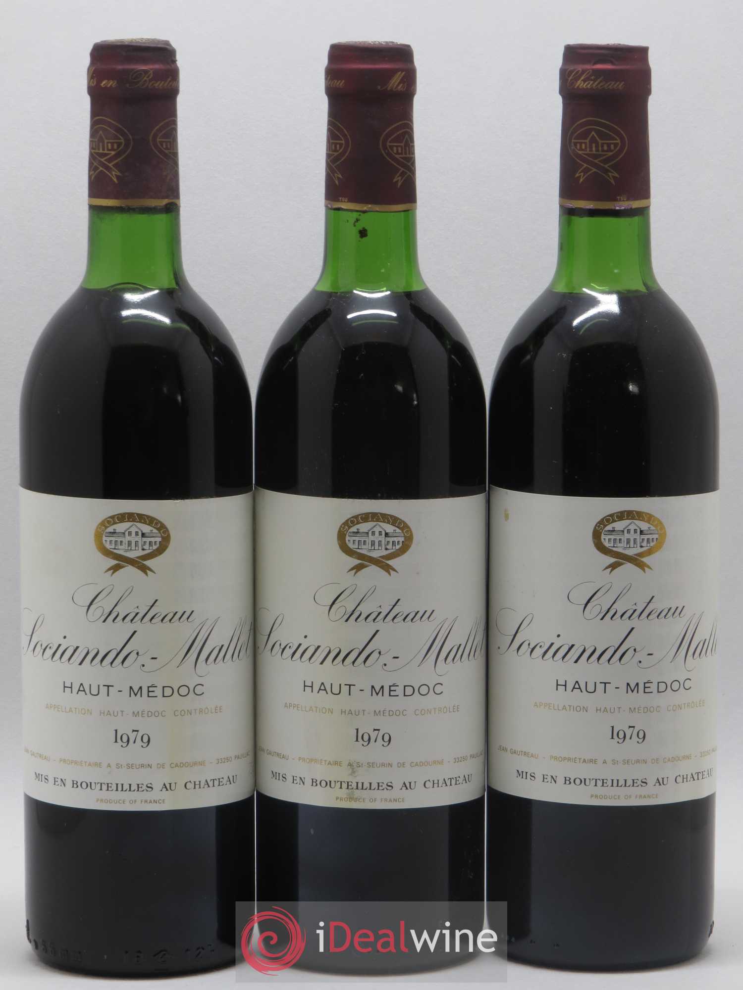 Château Sociando Mallet 1978 - Lot de 12 bouteilles - 4