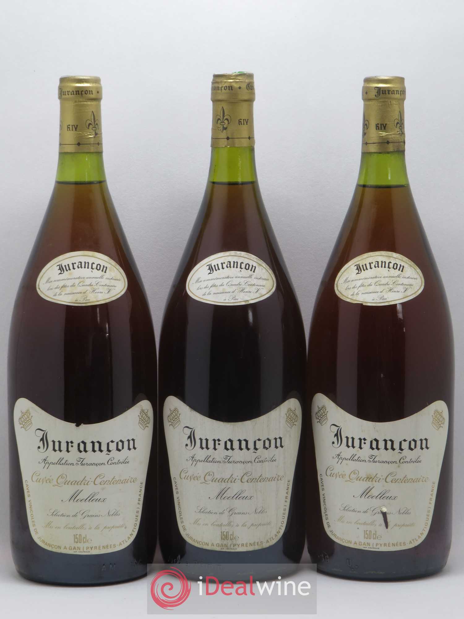 Jurançon Cuvée Quadricentenaire Henri IV Caves Gan - Posten von 3 Magnum - 0