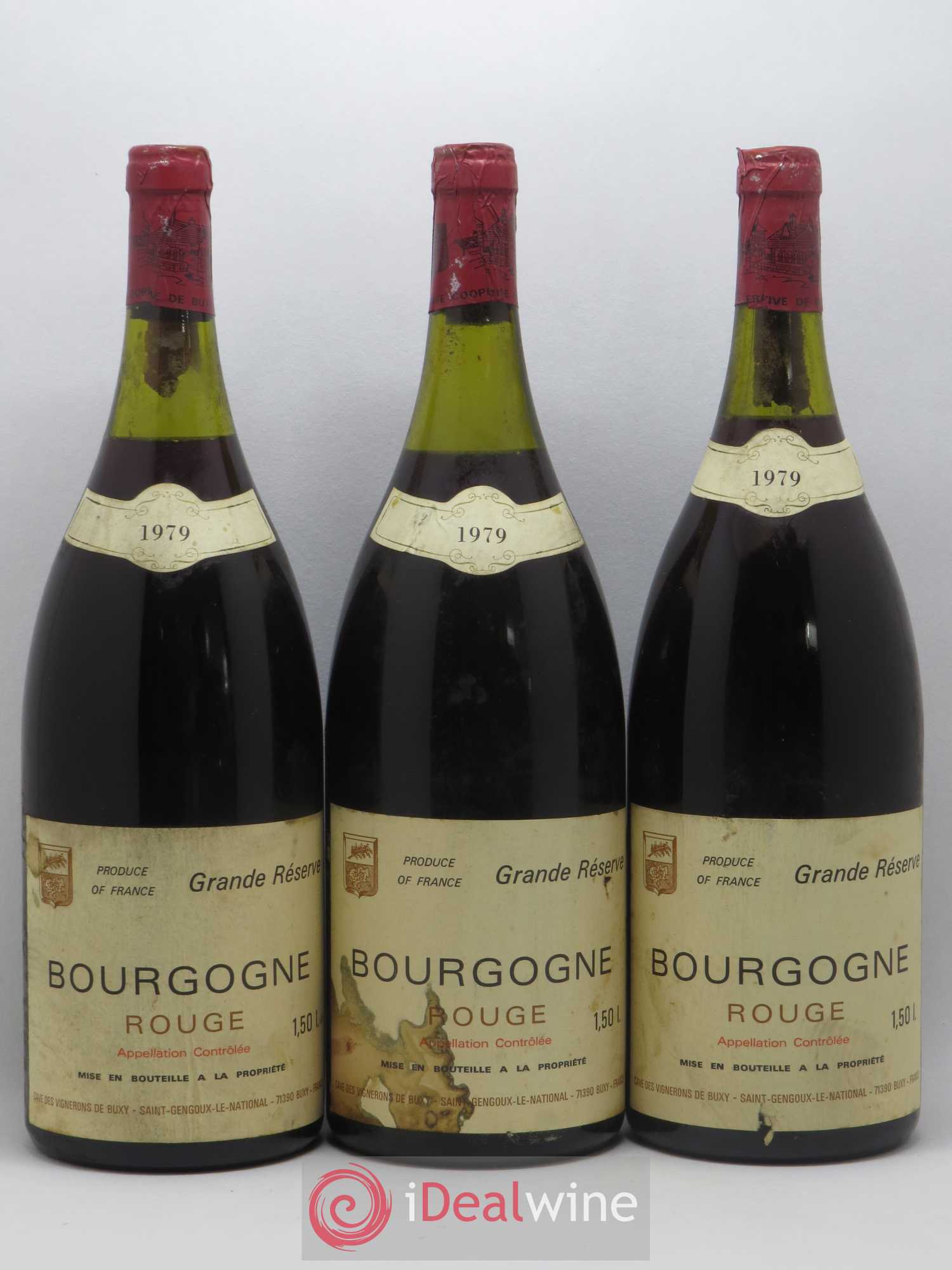 Bourgogne Vignerons de Buxy 1979 - Posten von 3 Magnum - 0