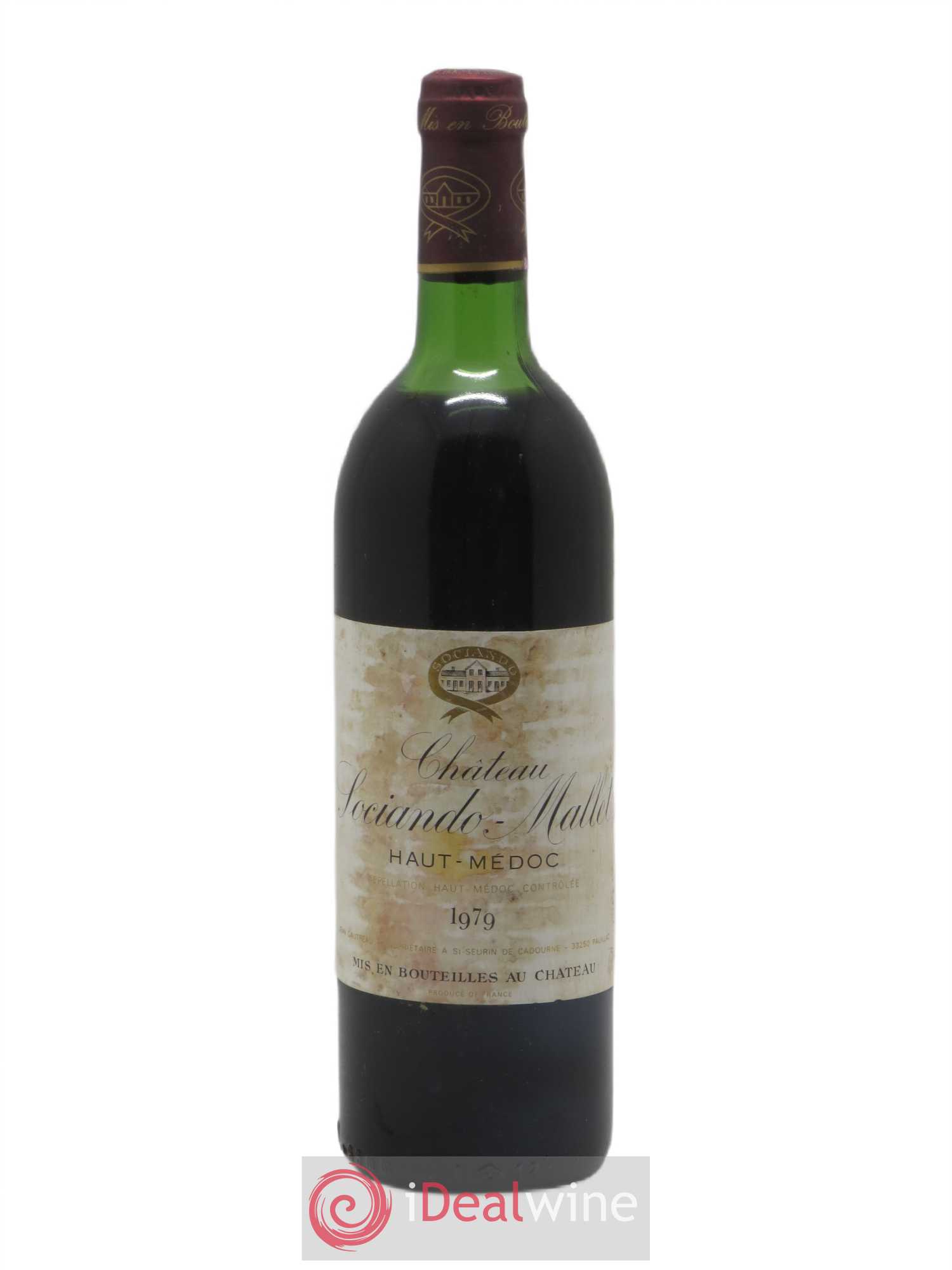 Château Sociando Mallet 1979 - Lot de 1 bouteille - 0