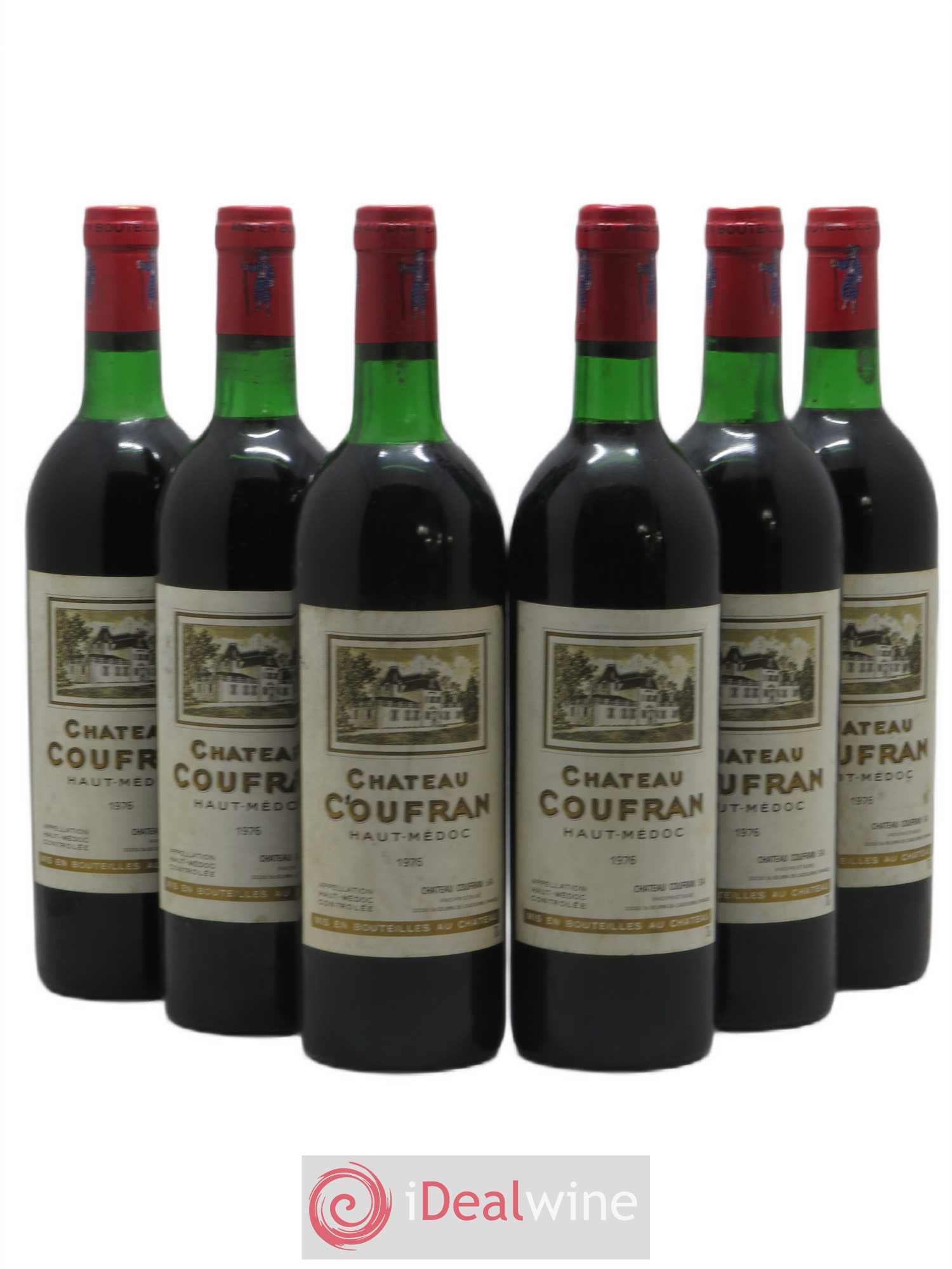 Château Coufran Cru Bourgeois 1976 - Lot de 6 bouteilles - 0