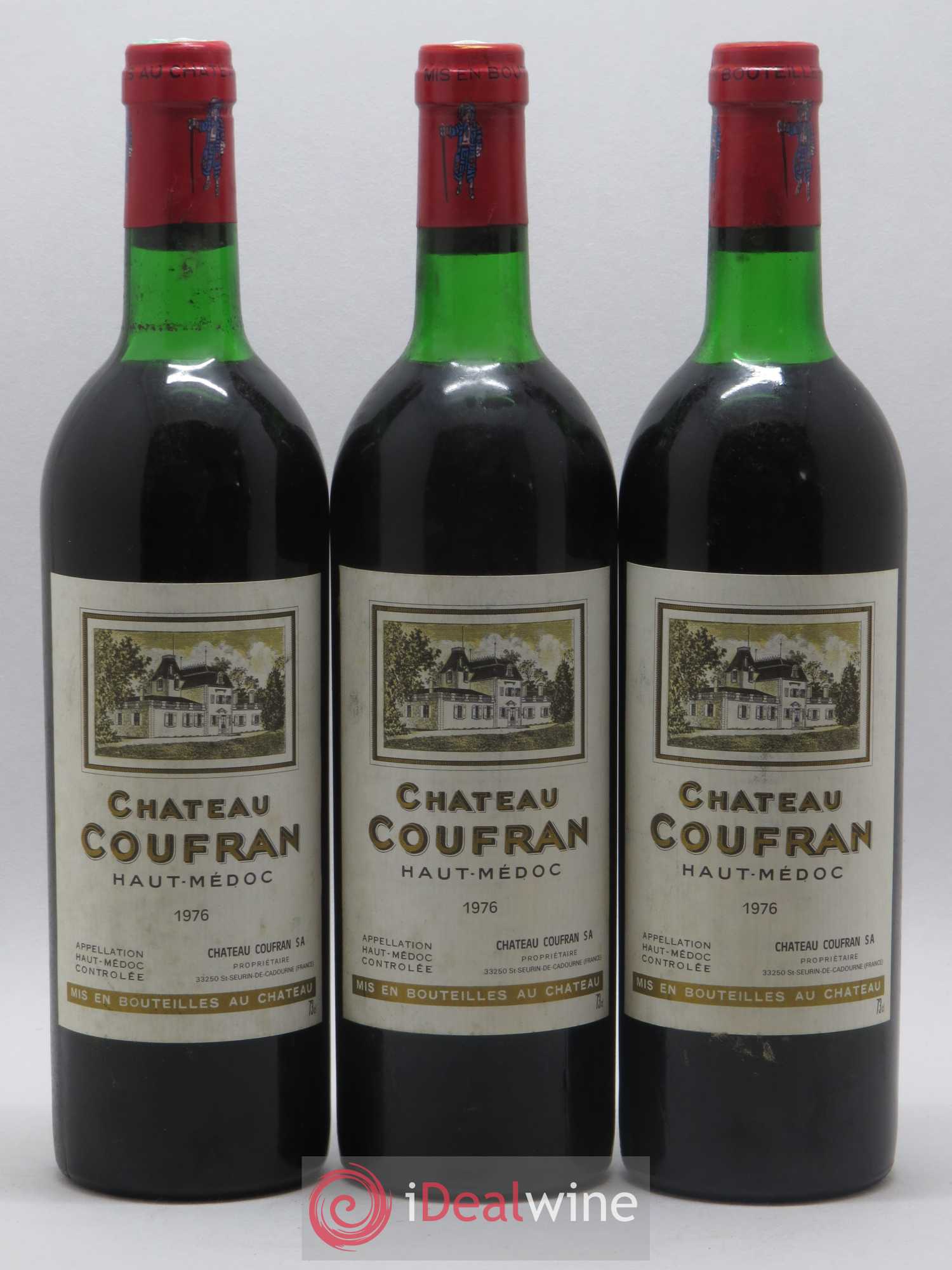 Château Coufran Cru Bourgeois 1976 - Lot de 6 bouteilles - 1