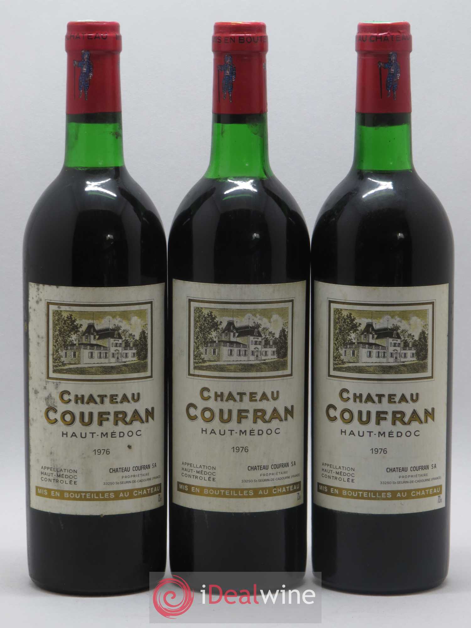 Château Coufran Cru Bourgeois 1976 - Lot de 6 bouteilles - 2
