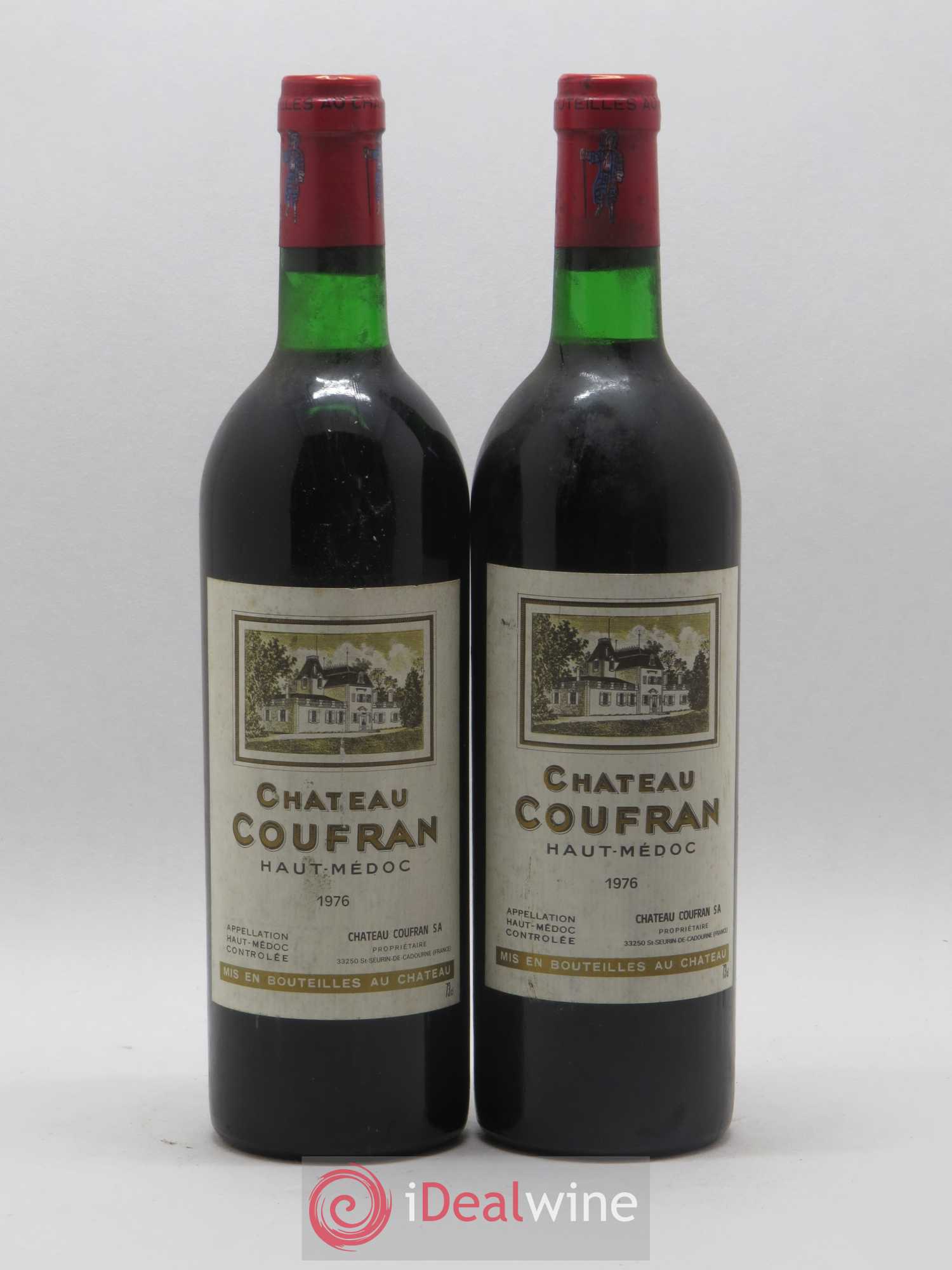 Château Coufran Cru Bourgeois 1976 - Lot de 2 bouteilles - 0