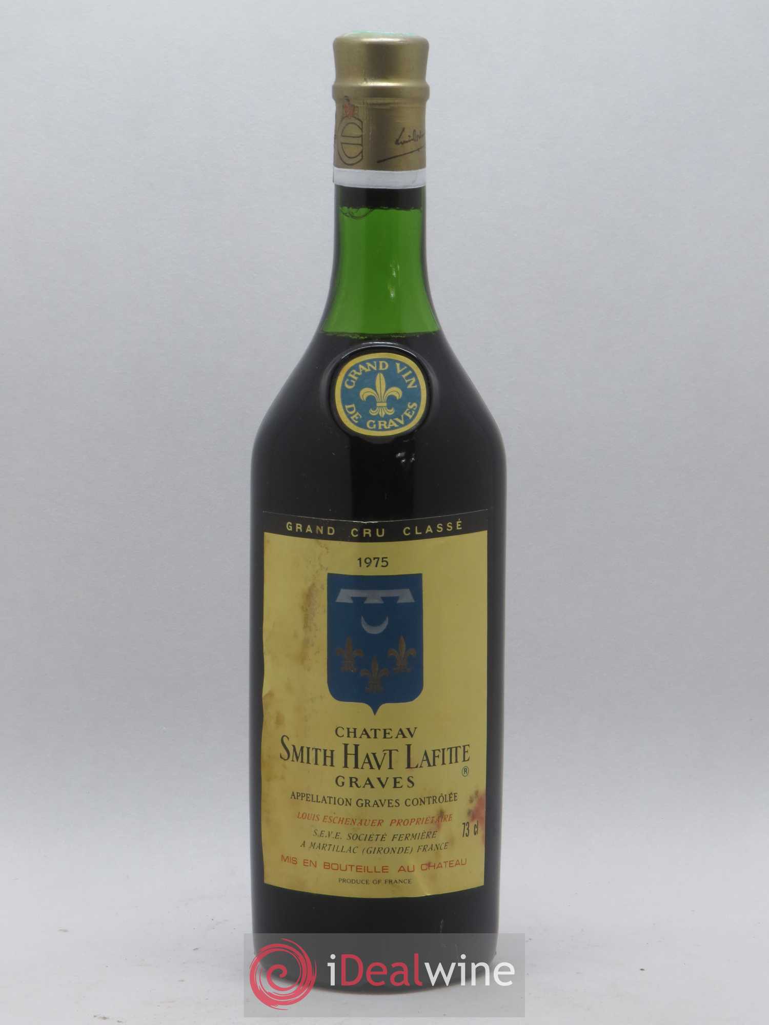 Château Smith Haut Lafitte Cru Classé de Graves 1975 - Lot de 1 bouteille - 0