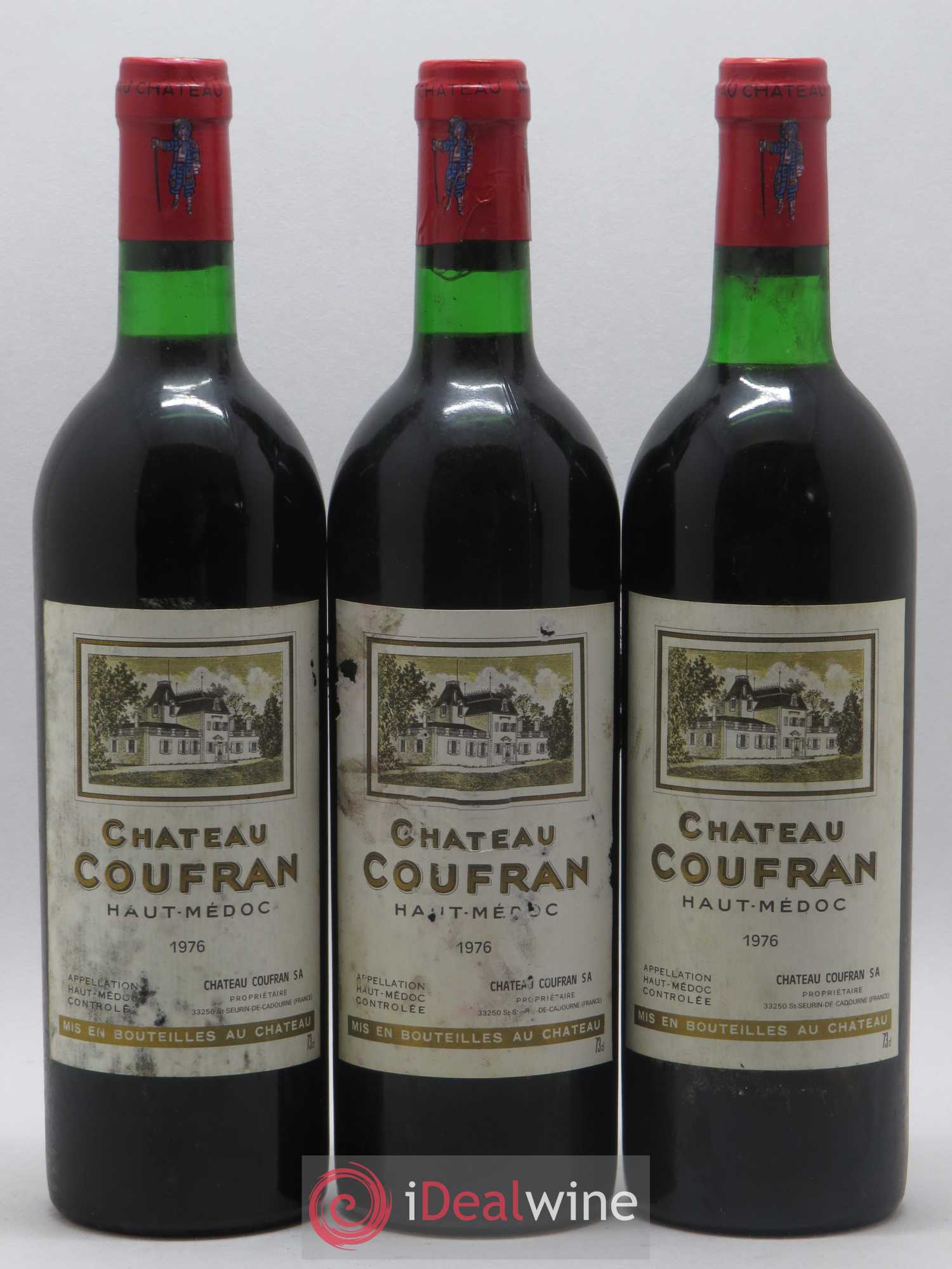 Château Coufran Cru Bourgeois 1976 - Lot de 12 bouteilles - 2