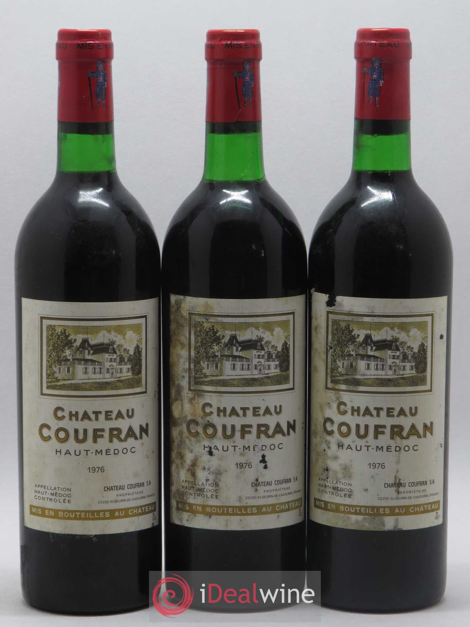 Château Coufran Cru Bourgeois 1976 - Lot de 12 bouteilles - 3