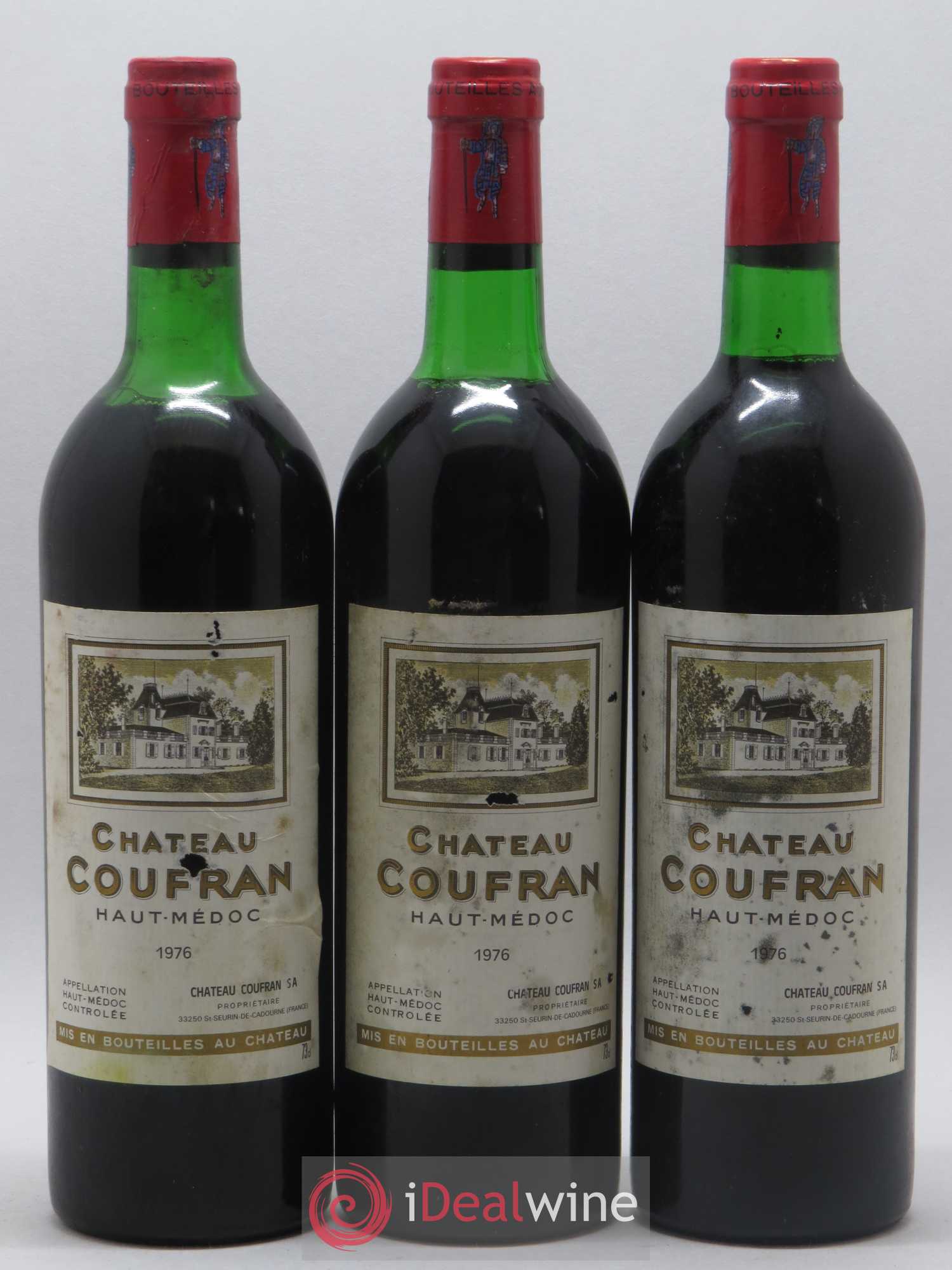 Château Coufran Cru Bourgeois 1976 - Lot de 12 bouteilles - 4
