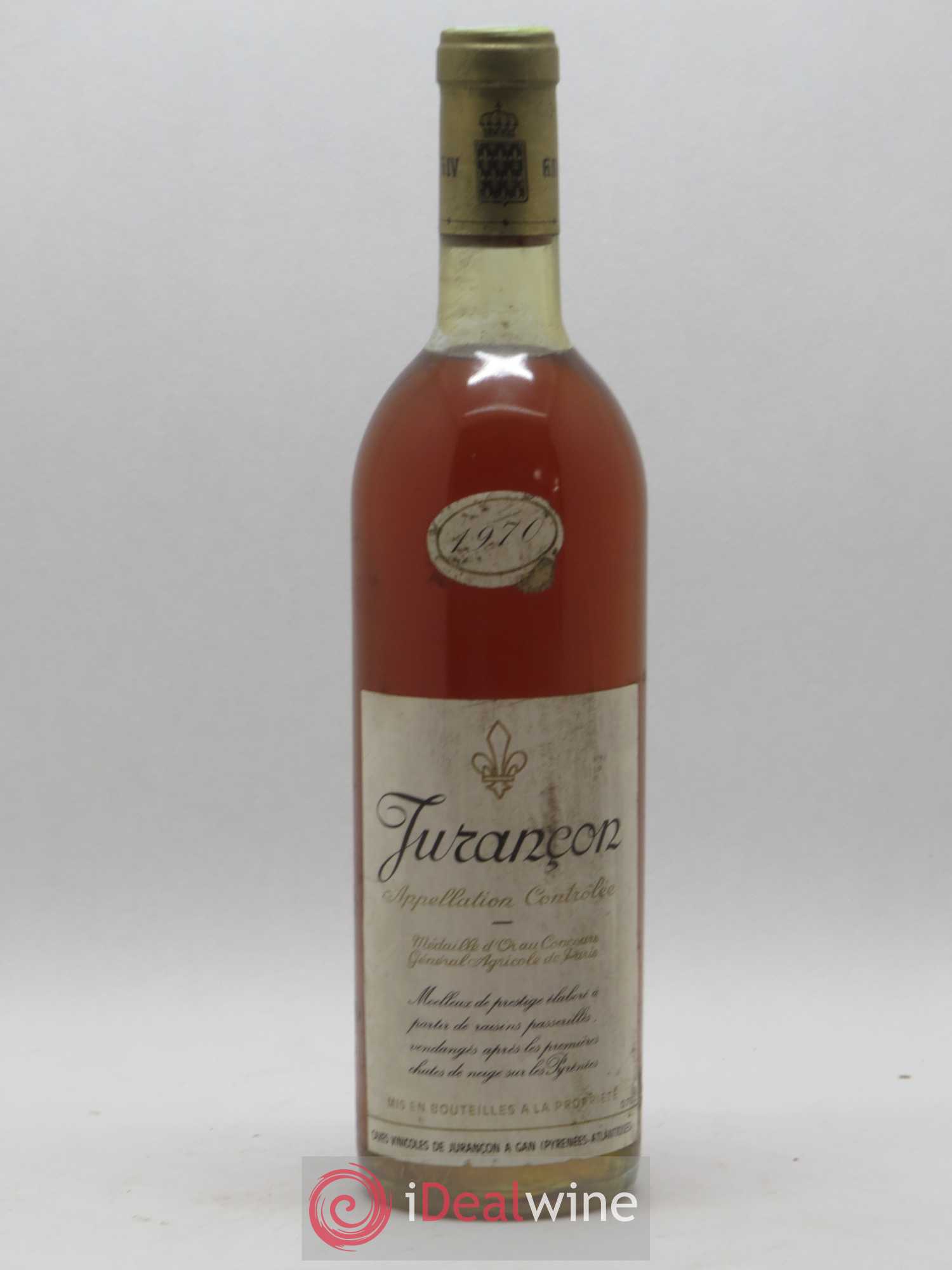Jurançon Prestige Séléction de grains nobles Caves Gan 1970 - Posten von 1 Flasche - 0