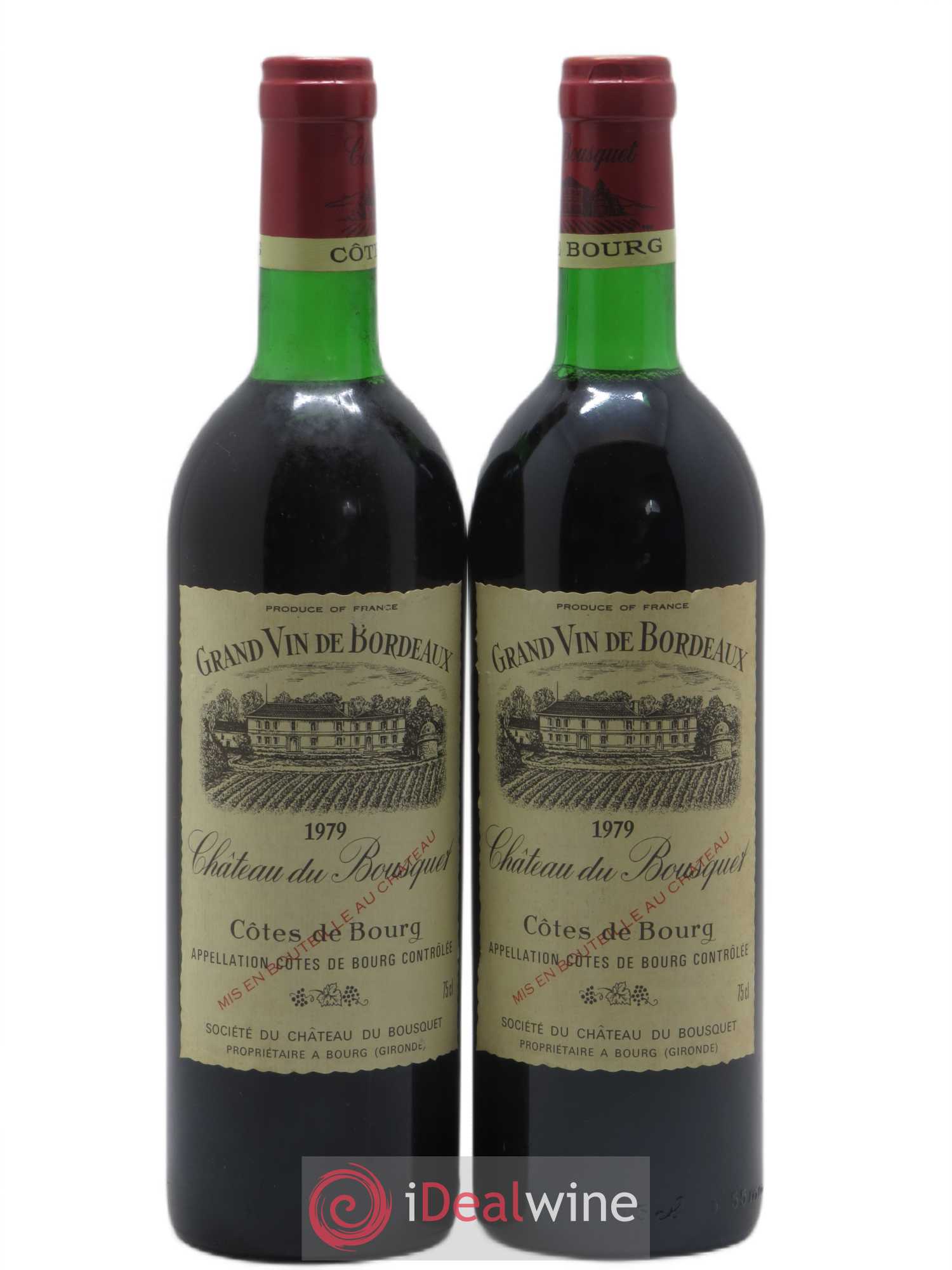 Côtes de Bourg Château Busquet 1979 - Posten von 2 Flaschen - 0