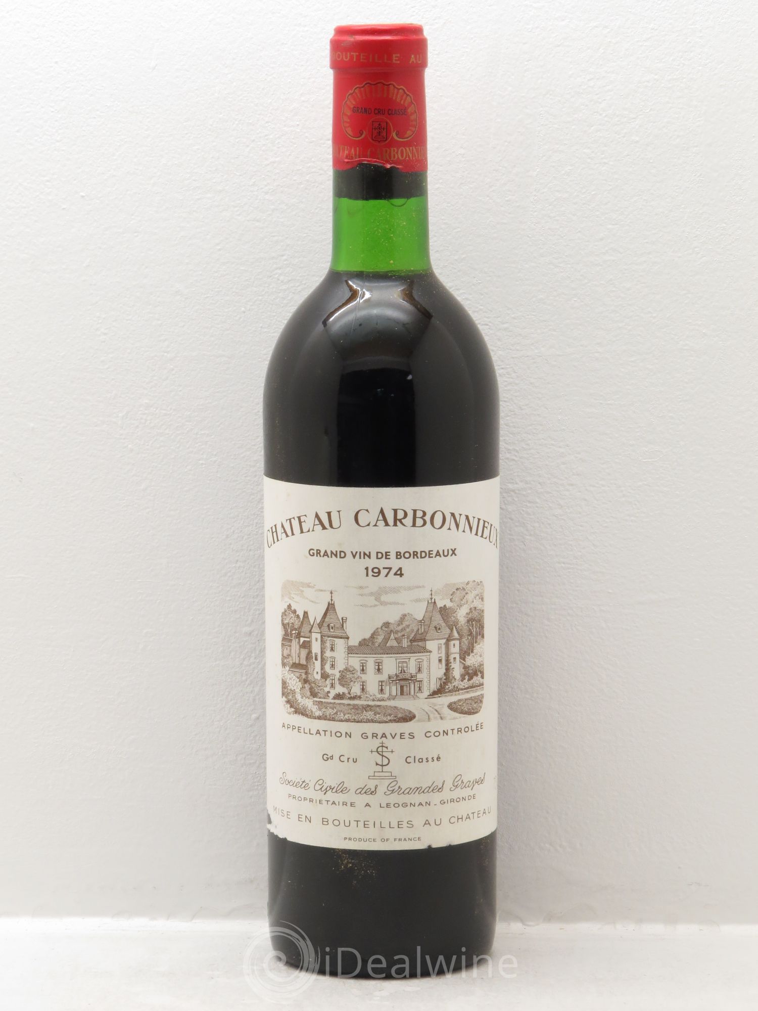 Château Carbonnieux Cru Classé de Graves 1974 - Lotto di 1 bottiglia - 0