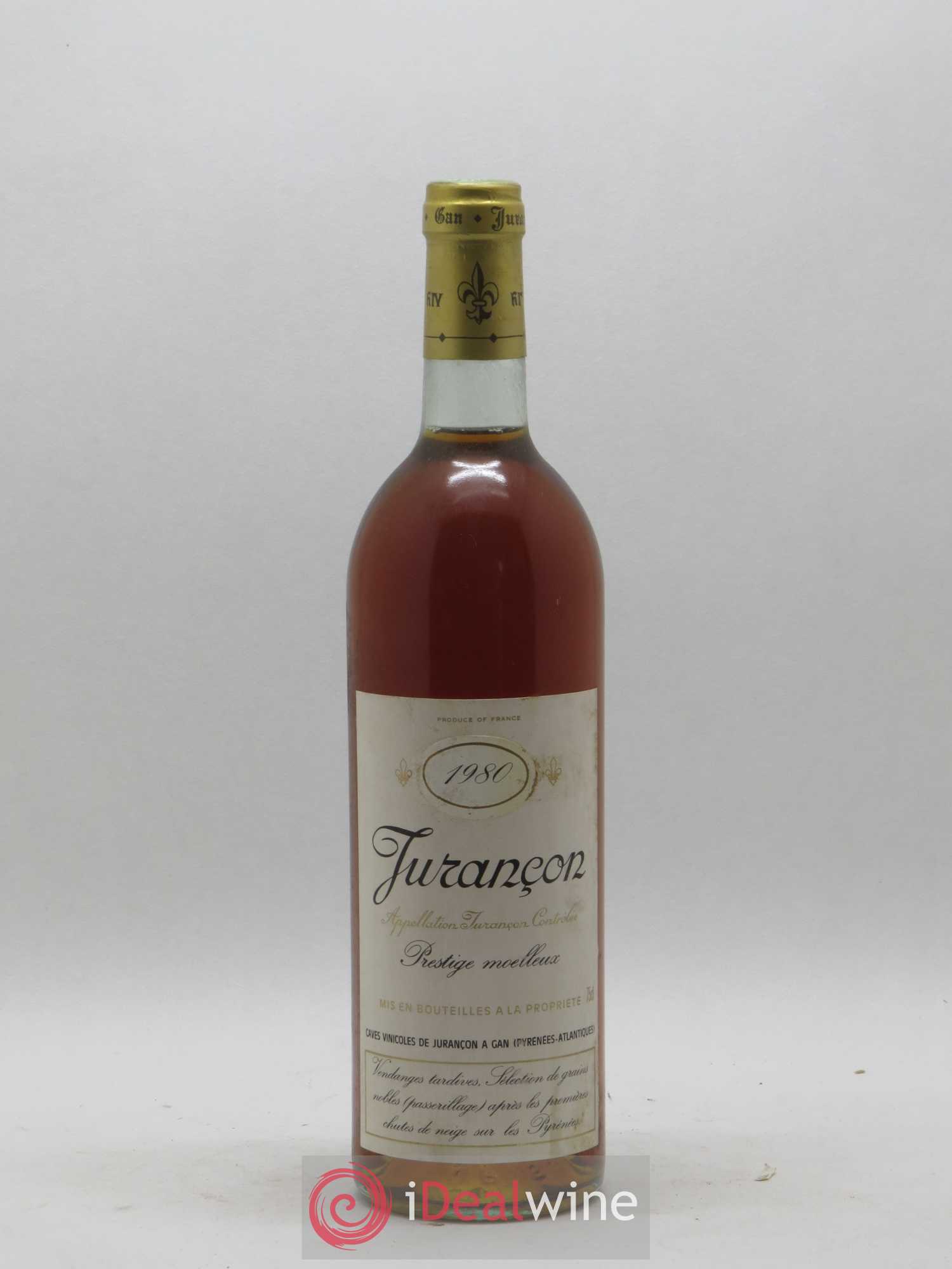 Jurançon Prestige Séléction de grains nobles Caves Gan 1980 - Posten von 1 Flasche - 0