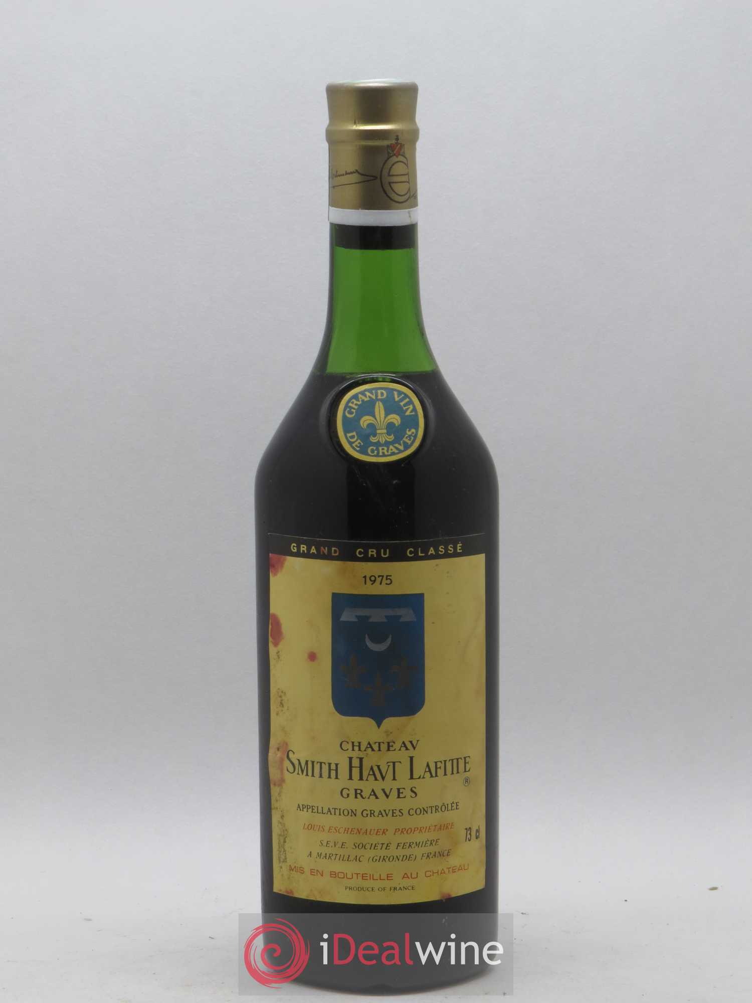 Château Smith Haut Lafitte Cru Classé de Graves 1975 - Lot de 1 bouteille - 0