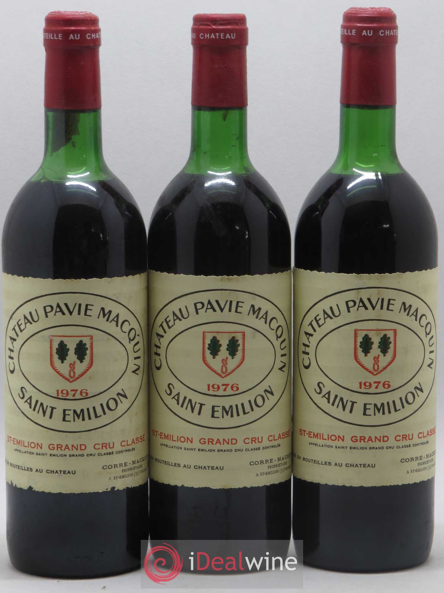 Château Pavie Macquin 1er Grand Cru Classé B 1976 - Lot de 6 bouteilles - 2