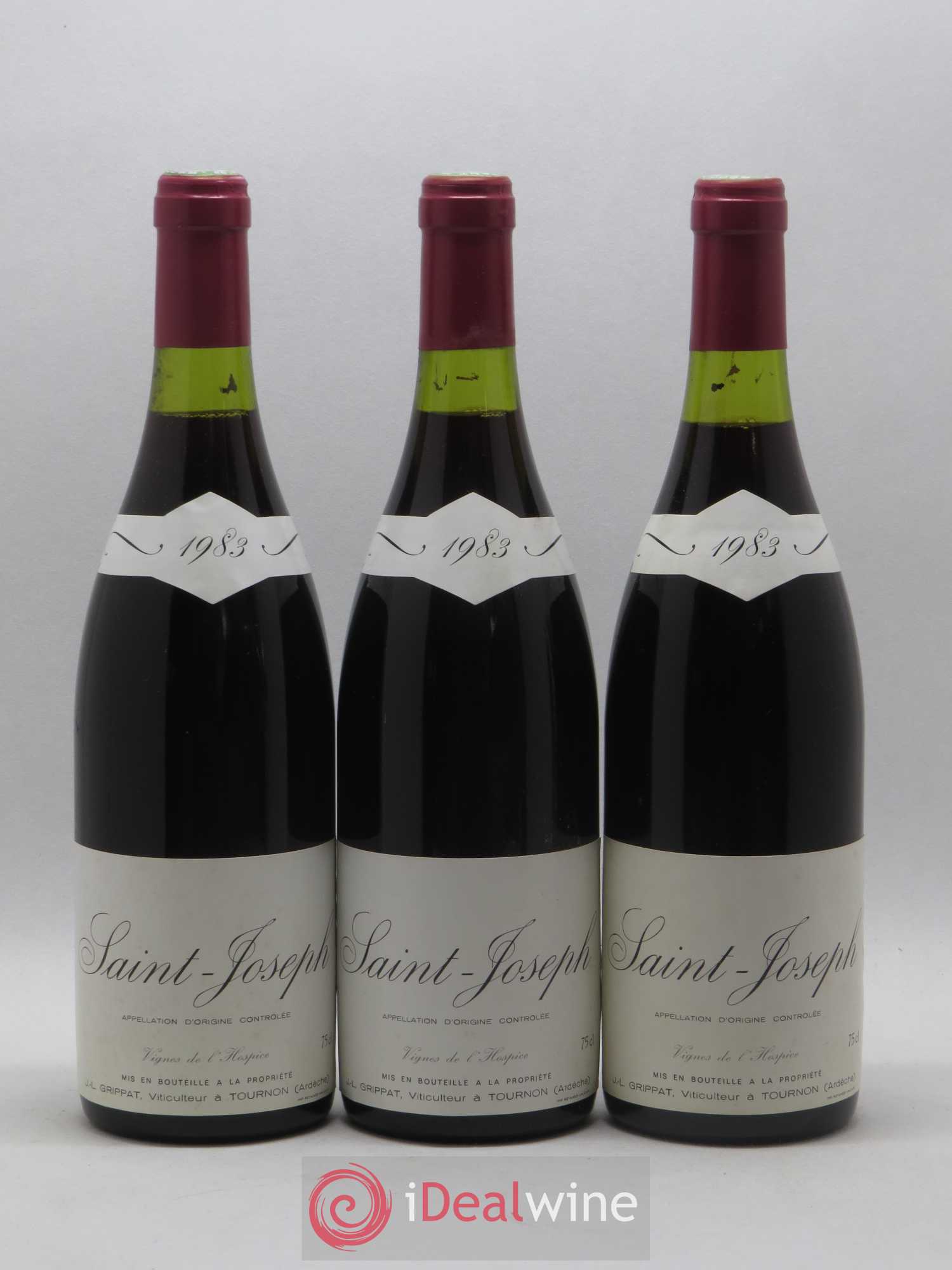 Saint-Joseph Vignes de l'Hospice Jean-Louis Grippat 1983 - Lot de 6 bouteilles - 1