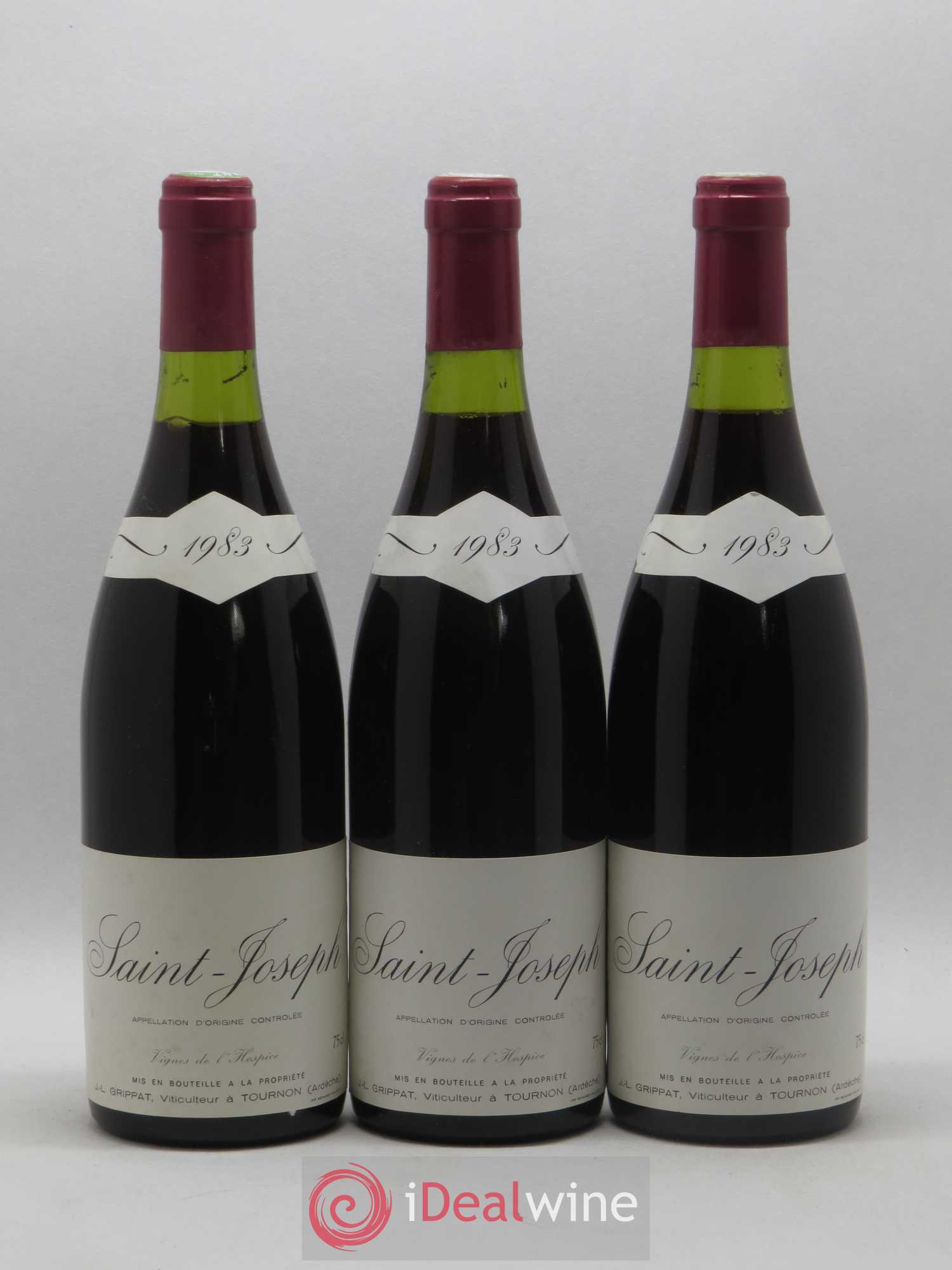 Saint-Joseph Vignes de l'Hospice Jean-Louis Grippat 1983 - Lot de 6 bouteilles - 2