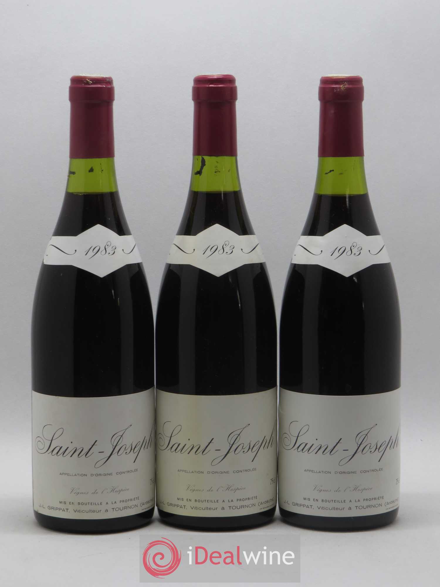Saint-Joseph Vignes de l'Hospice Jean-Louis Grippat 1983 - Lot de 6 bouteilles - 1