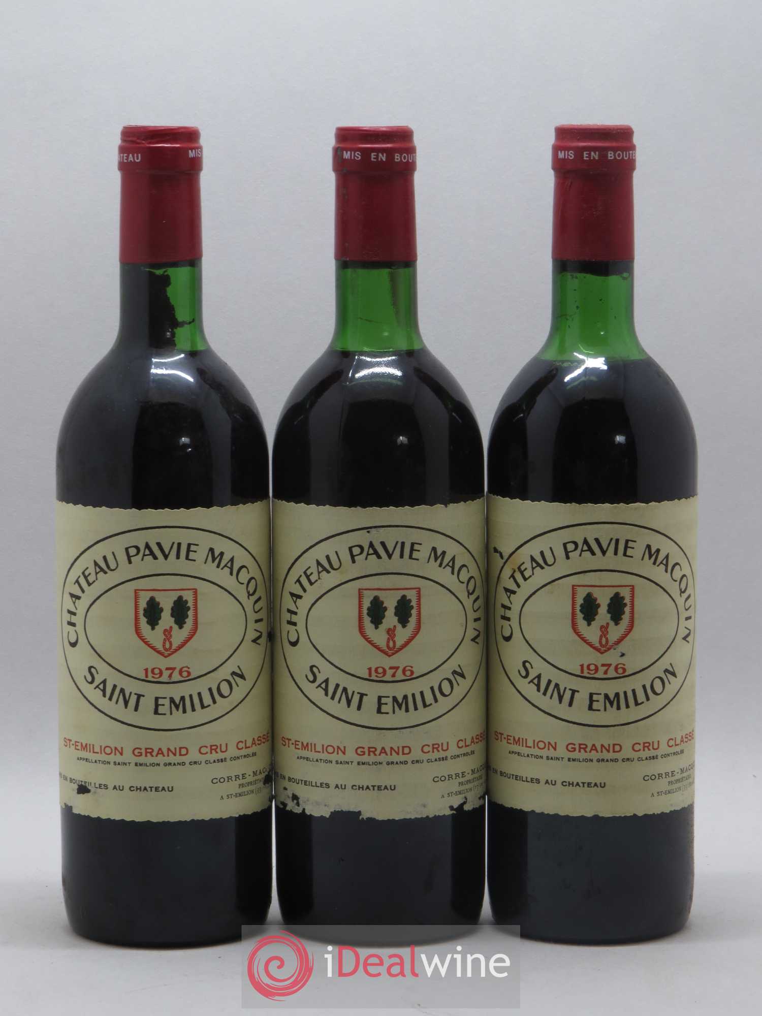 Château Pavie Macquin 1er Grand Cru Classé B 1976 - Lot de 6 bouteilles - 2