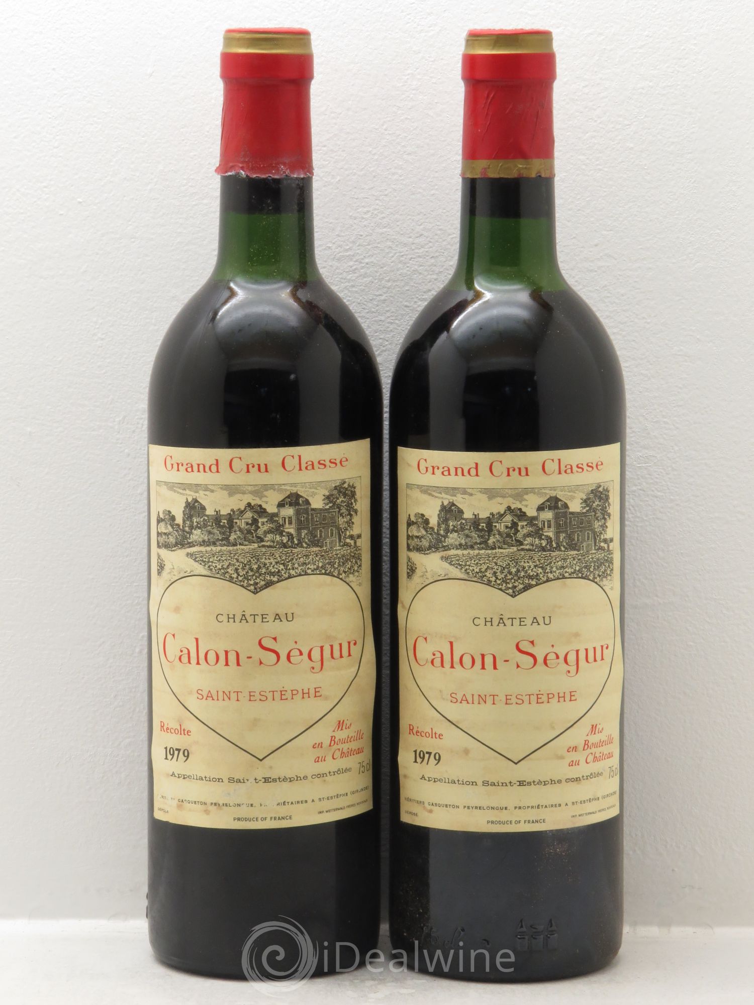 Château Calon Ségur 3ème Grand Cru Classé 1979 - Lot de 2 bouteilles - 0