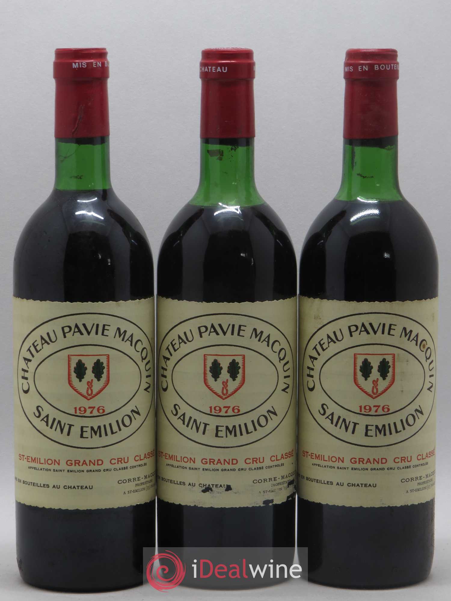 Château Pavie Macquin 1er Grand Cru Classé B 1976 - Lot de 6 bouteilles - 2