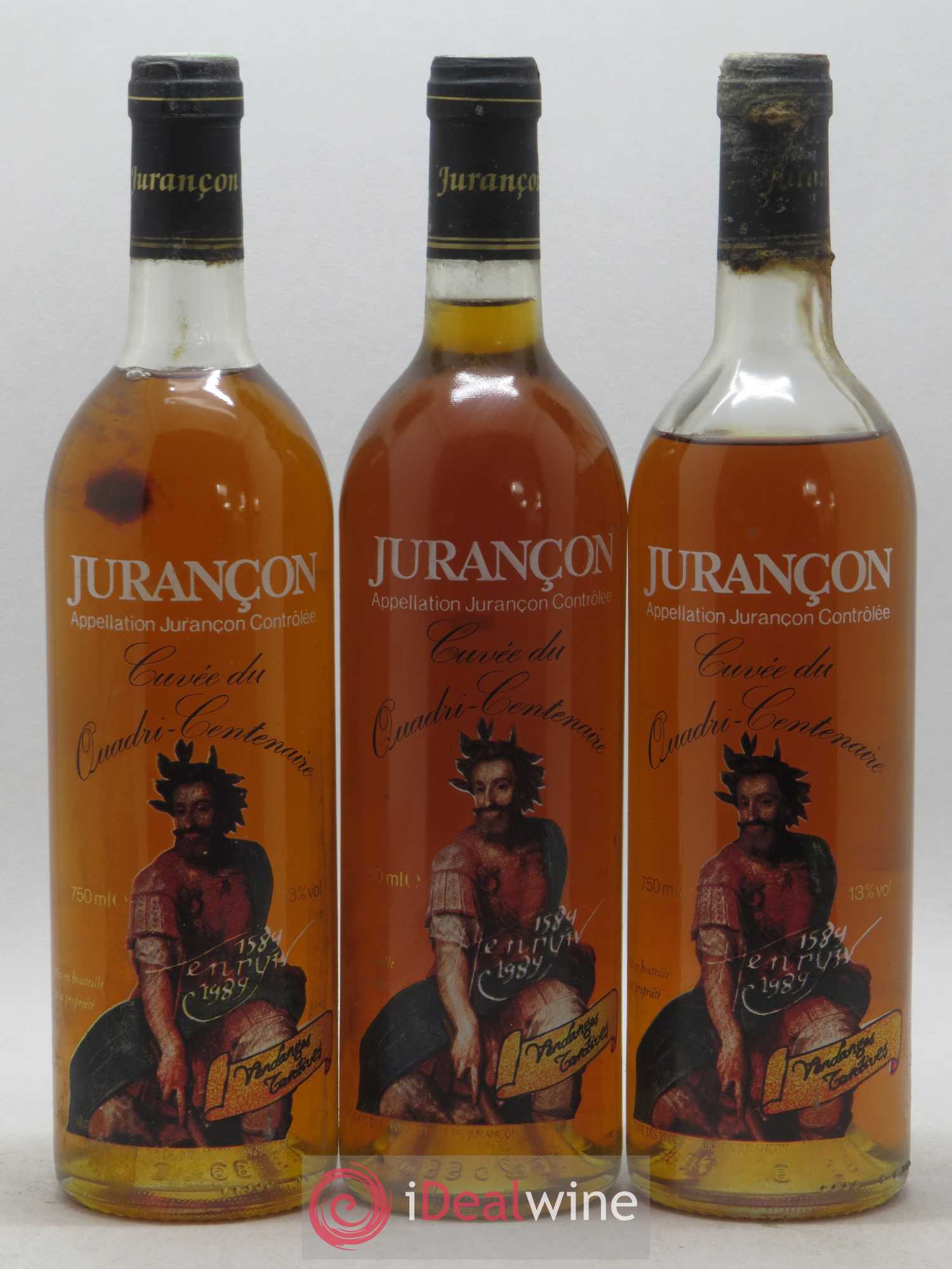 Jurançon Cuvée Quadricentenaire Henri IV Caves Gan 1989 - Lot de 12 bouteilles - 3