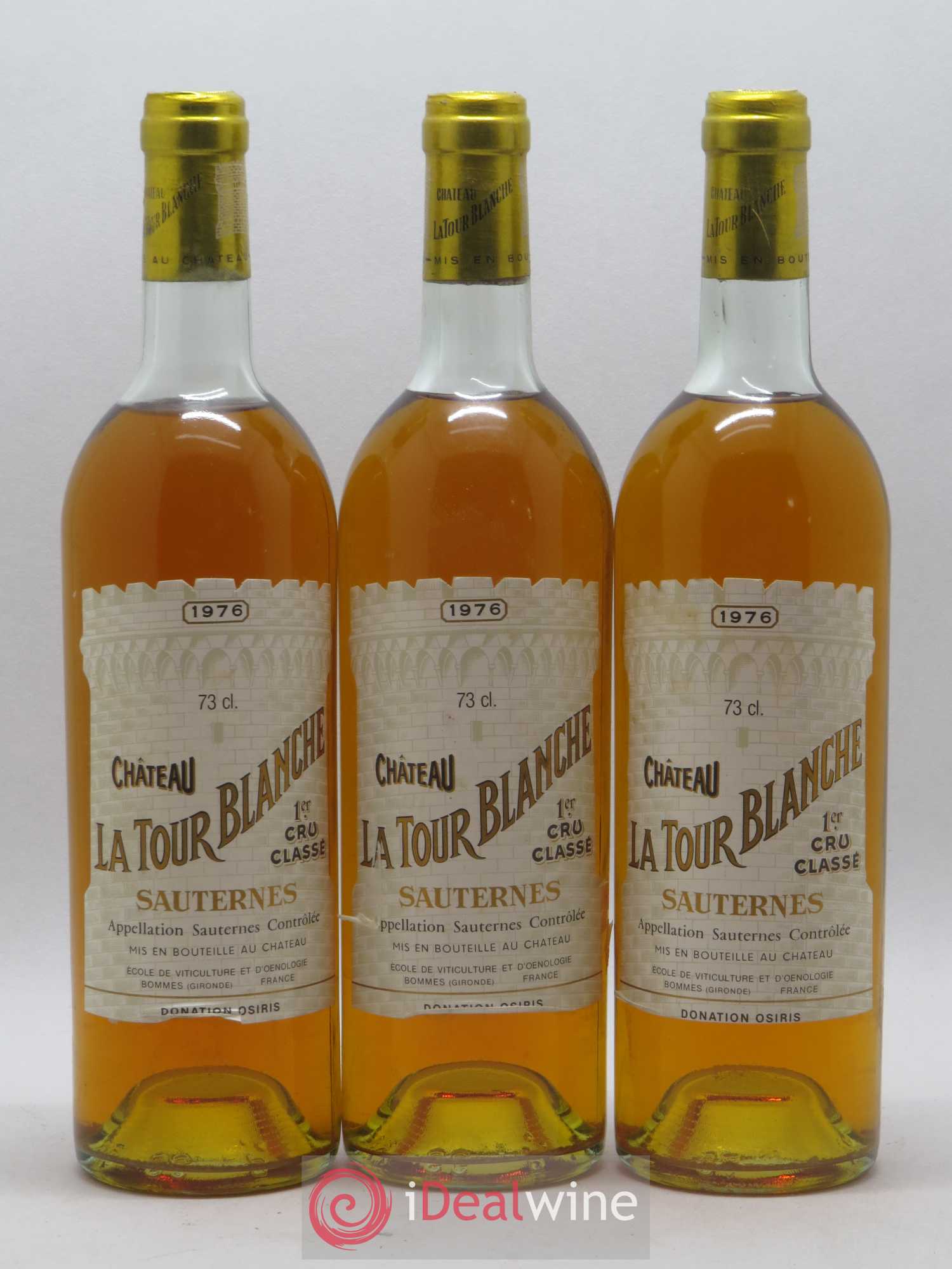 Château la Tour Blanche 1er Grand Cru Classé 1976 - Lotto di 6 bottiglie - 1