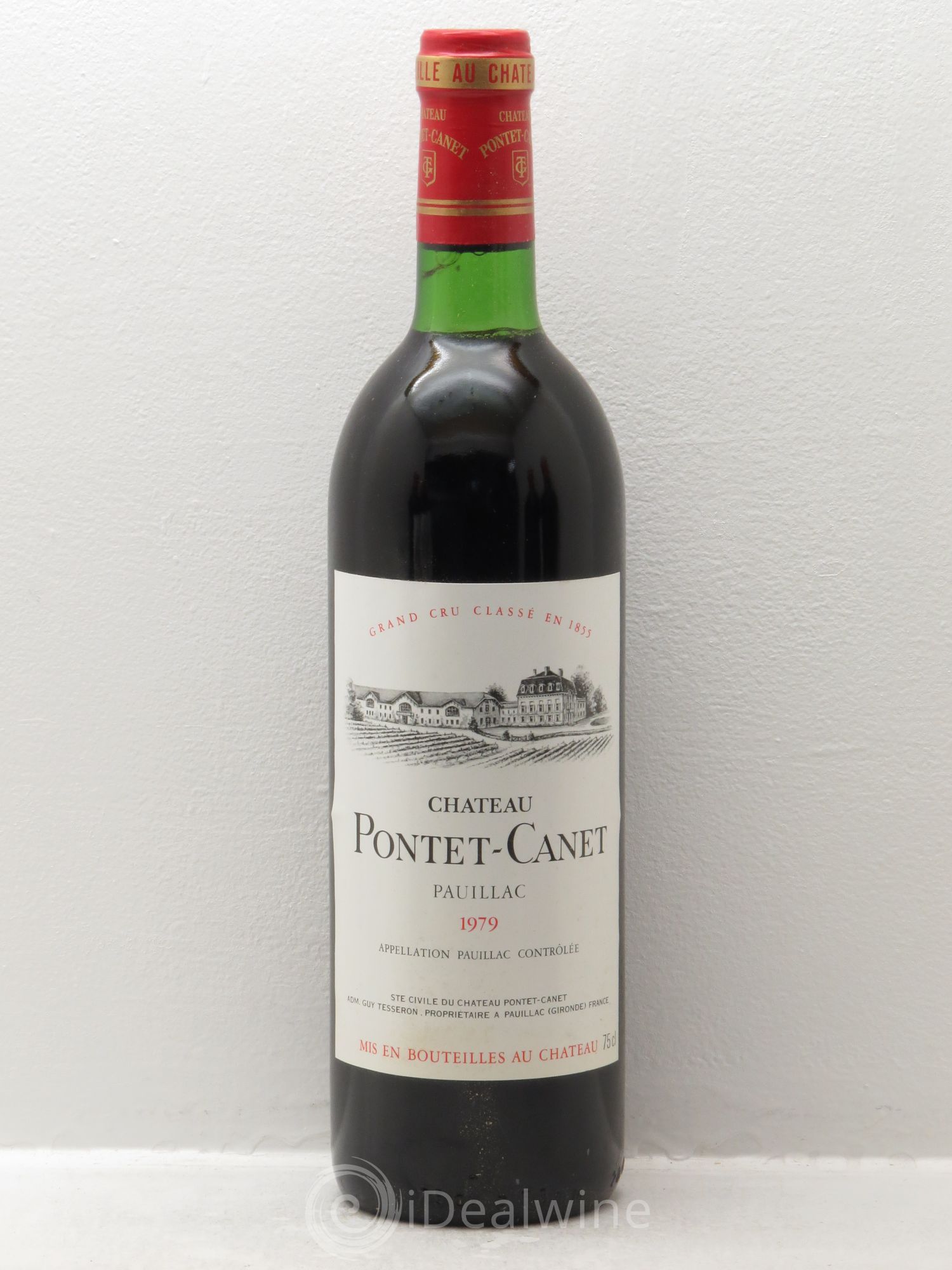 Château Pontet Canet 5ème Grand Cru Classé 1979 - Lot de 6 bouteilles - 0