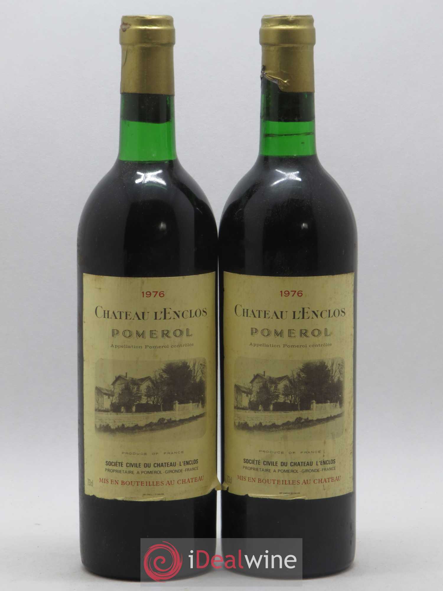 Château l' Enclos 1970 - Lot de 2 bouteilles - 0