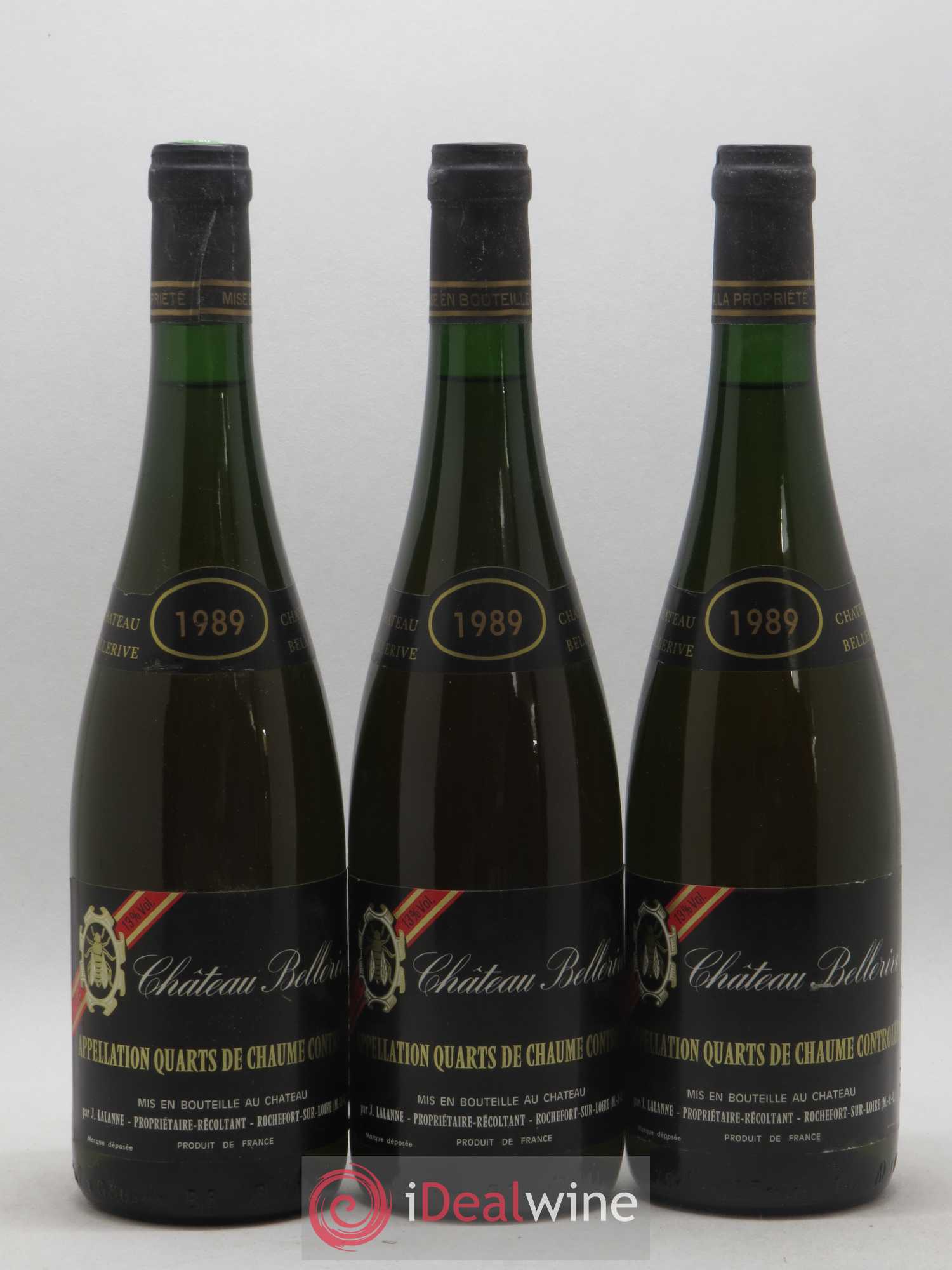 Quarts de Chaume Château Bellerive 1989 - Lotto di 12 bottiglie - 2