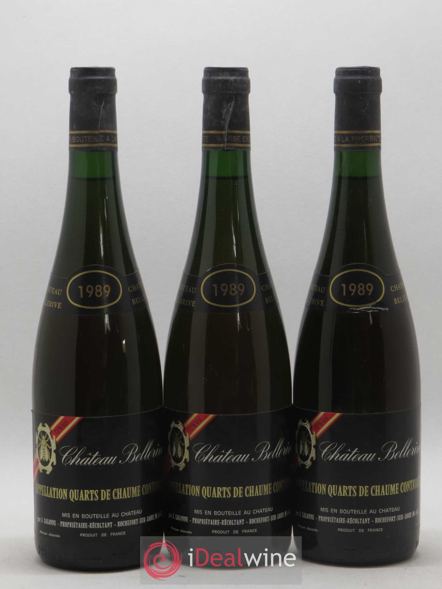 Quarts de Chaume Château Bellerive 1989 - Lotto di 12 bottiglie - 4