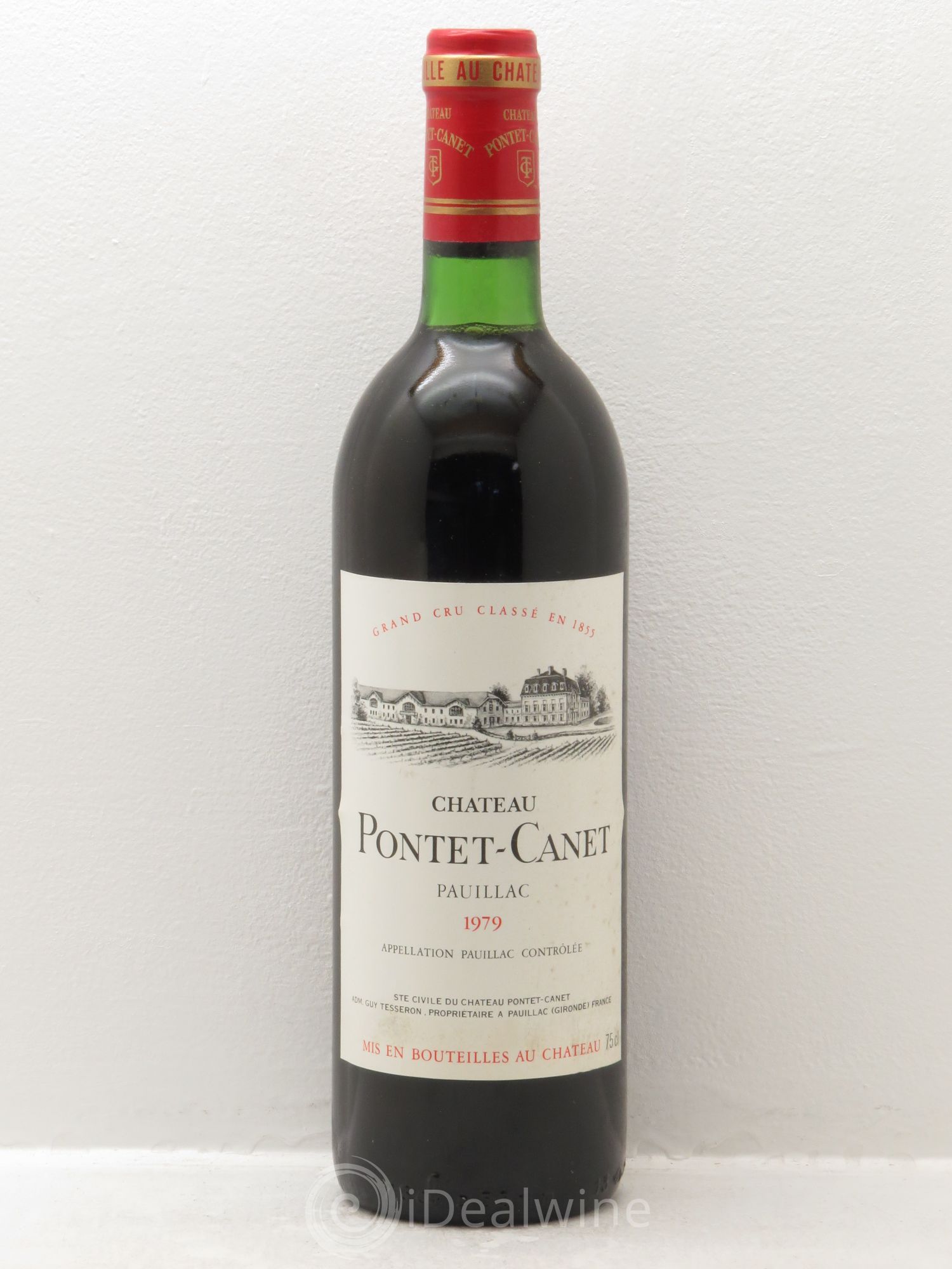 Château Pontet Canet 5ème Grand Cru Classé 1979 - Lot de 1 bouteille - 0